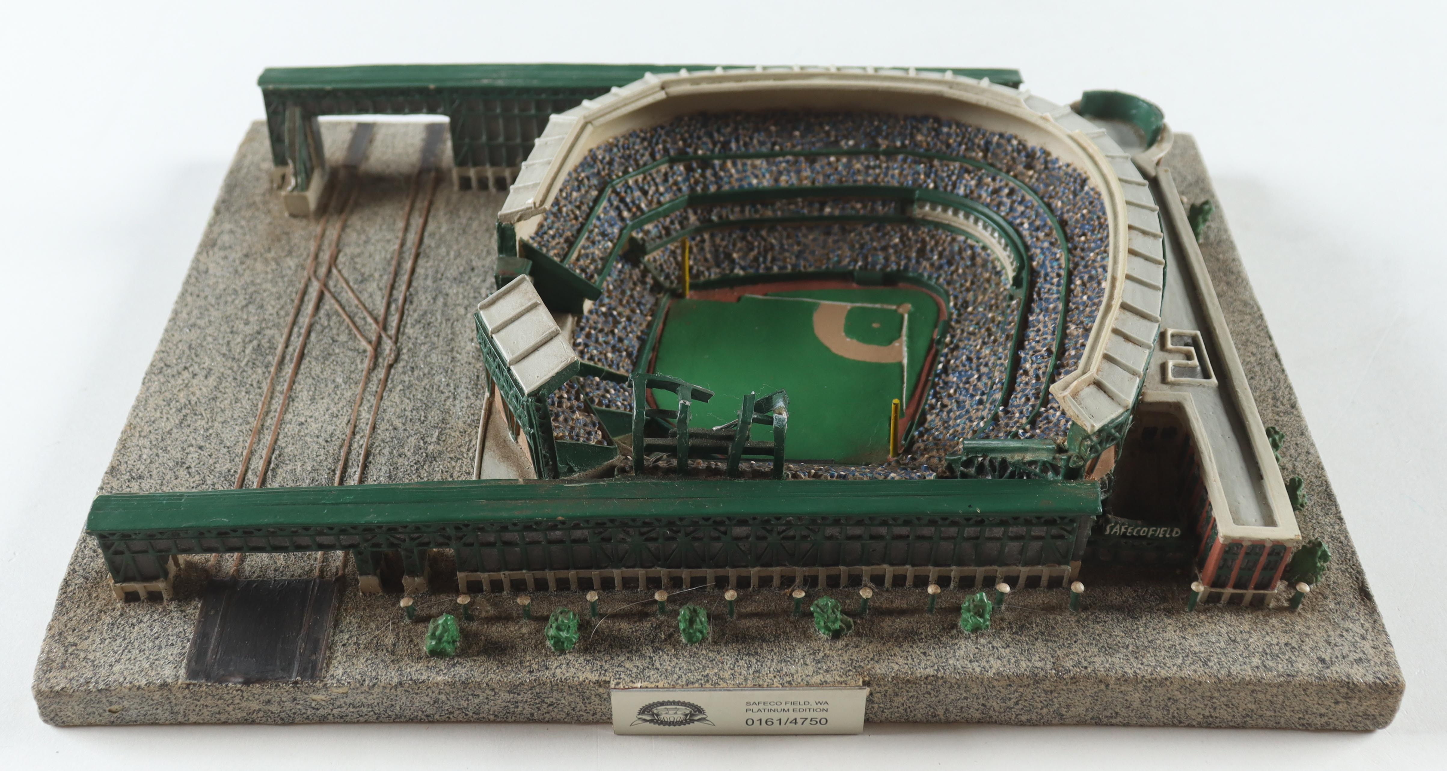 LE Seattle Mariners Safeco Field Wood & Ceramic Stadium With Removable Dome at PristineAuction.com LE Seattle Mariners Safeco Field Wood & Ceramic Stadium With Removable Dome at PristineAuction.com