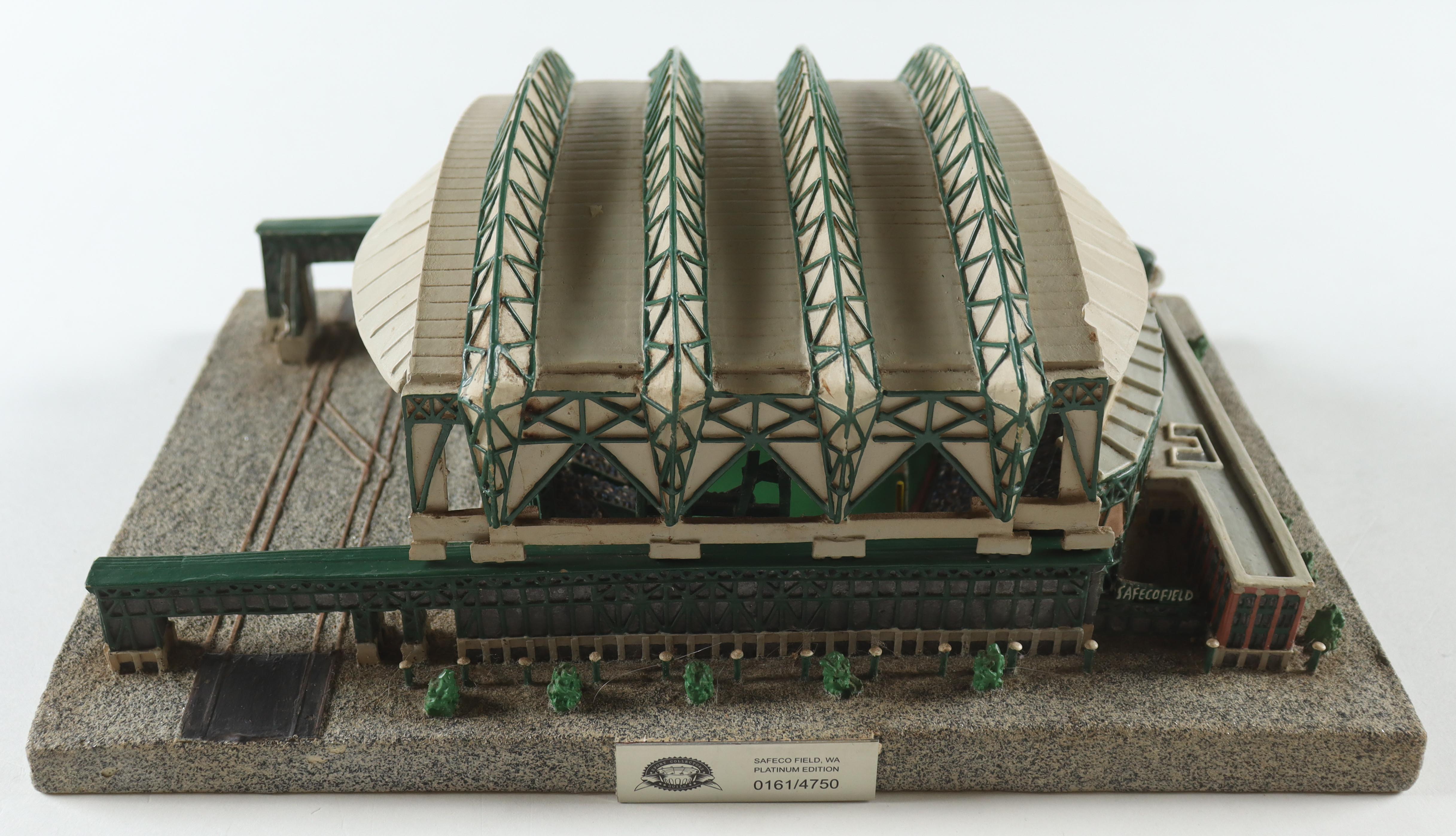 LE Seattle Mariners Safeco Field Wood & Ceramic Stadium With Removable Dome at PristineAuction.com LE Seattle Mariners Safeco Field Wood & Ceramic Stadium With Removable Dome at PristineAuction.com