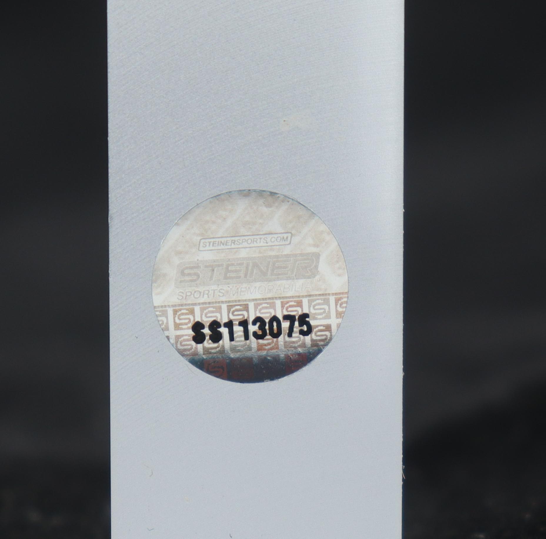 Oscar Lindberg Signed Game-Used 4x6 Etched Plexiglass Piece (Steiner) at PristineAuction.com Oscar Lindberg Signed Game-Used 4x6 Etched Plexiglass Piece (Steiner) at PristineAuction.com