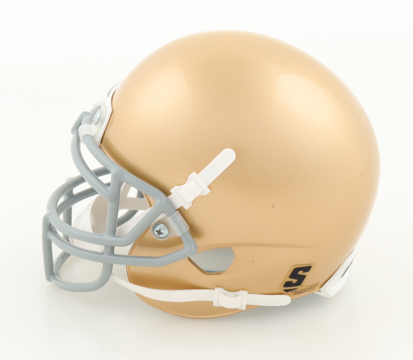 Jayson Ademilola Signed Notre Dame Fighting Irish Mini Helmet Inscribed "Go Irish!" (JSA) at PristineAuction.com Jayson Ademilola Signed Notre Dame Fighting Irish Mini Helmet Inscribed "Go Irish!" (JSA) at PristineAuction.com