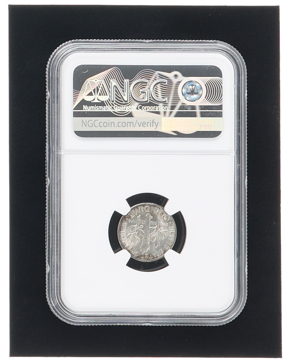 1946-D Roosevelt Silver Dime - Full Torch (NGC MS66 FT) at PristineAuction.com 1946-D Roosevelt Silver Dime - Full Torch (NGC MS66 FT) at PristineAuction.com