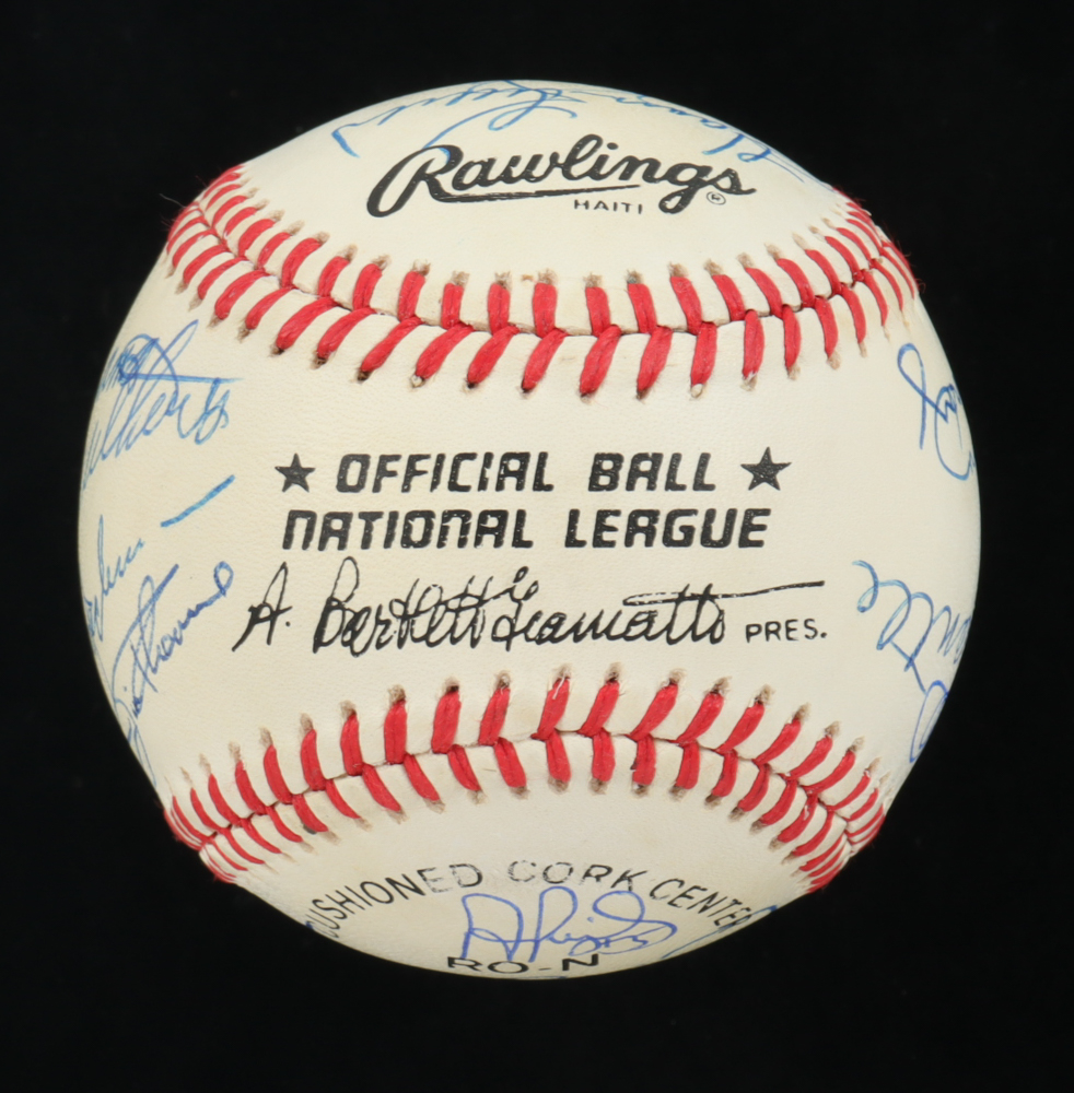 500 Home Run Club ONL Baseball Signed By (18) with Mickey Mantle, Ted Williams, Hank Aaron, Willie Mays, Mark McGwire, Jim Thome (Beckett & PSA) at PristineAuction.com 500 Home Run Club ONL Baseball Signed By (18) with Mickey Mantle, Ted Williams, Hank Aaron, Willie Mays, Mark McGwire, Jim Thome (Beckett & PSA) at PristineAuction.com