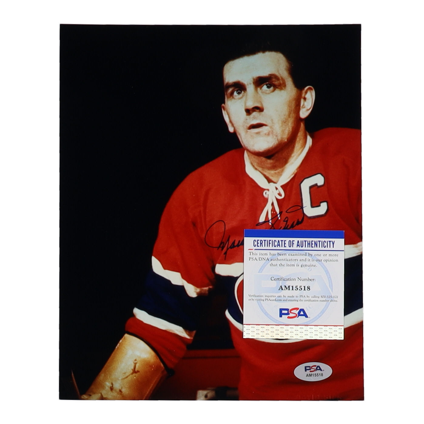 Maurice "Rocket" Richard Signed Canadiens 8x10 Photo (PSA) at PristineAuction.com Maurice "Rocket" Richard Signed Canadiens 8x10 Photo (PSA) at PristineAuction.com