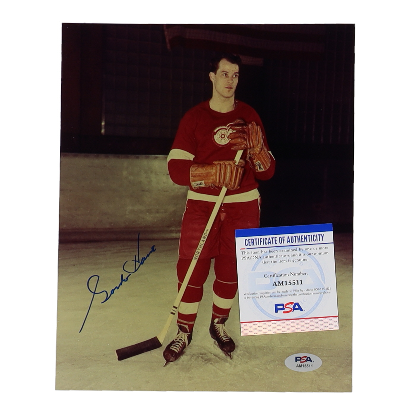 Gordie Howe Signed Red Wings 8x10 Photo (PSA) at PristineAuction.com Gordie Howe Signed Red Wings 8x10 Photo (PSA) at PristineAuction.com