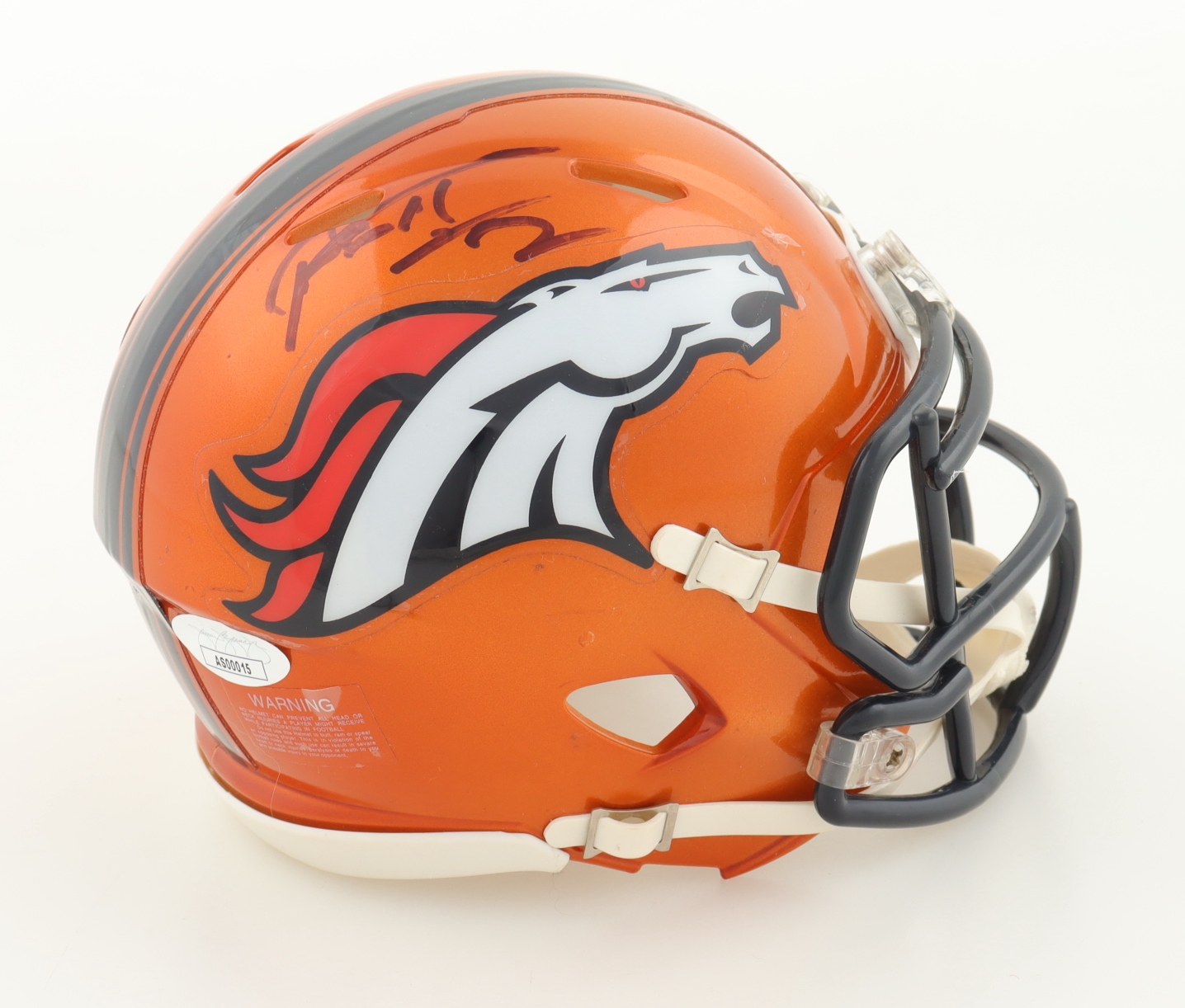 Patrick Surtain II Signed Broncos Flash Speed Mini Helmet (JSA) at PristineAuction.com Patrick Surtain II Signed Broncos Flash Speed Mini Helmet (JSA) at PristineAuction.com