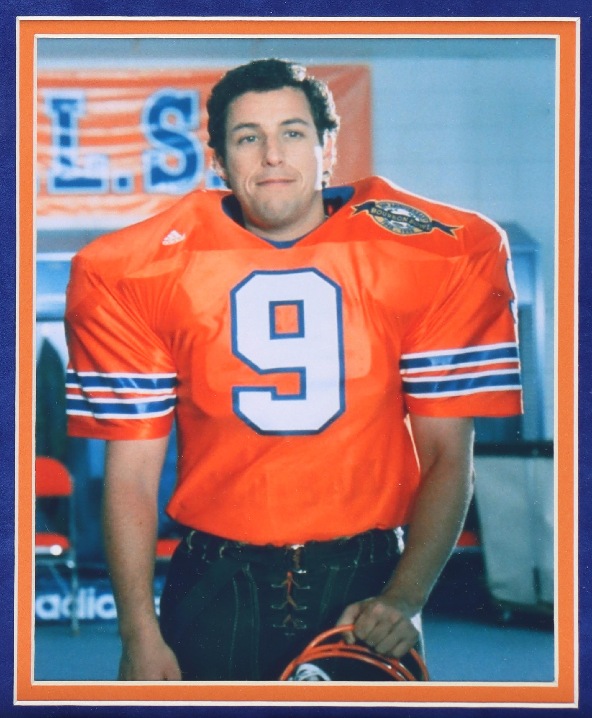 Adam Sandler Signed "The Waterboy" Custom Framed Jersey Display (JSA) at PristineAuction.com Adam Sandler Signed "The Waterboy" Custom Framed Jersey Display (JSA) at PristineAuction.com