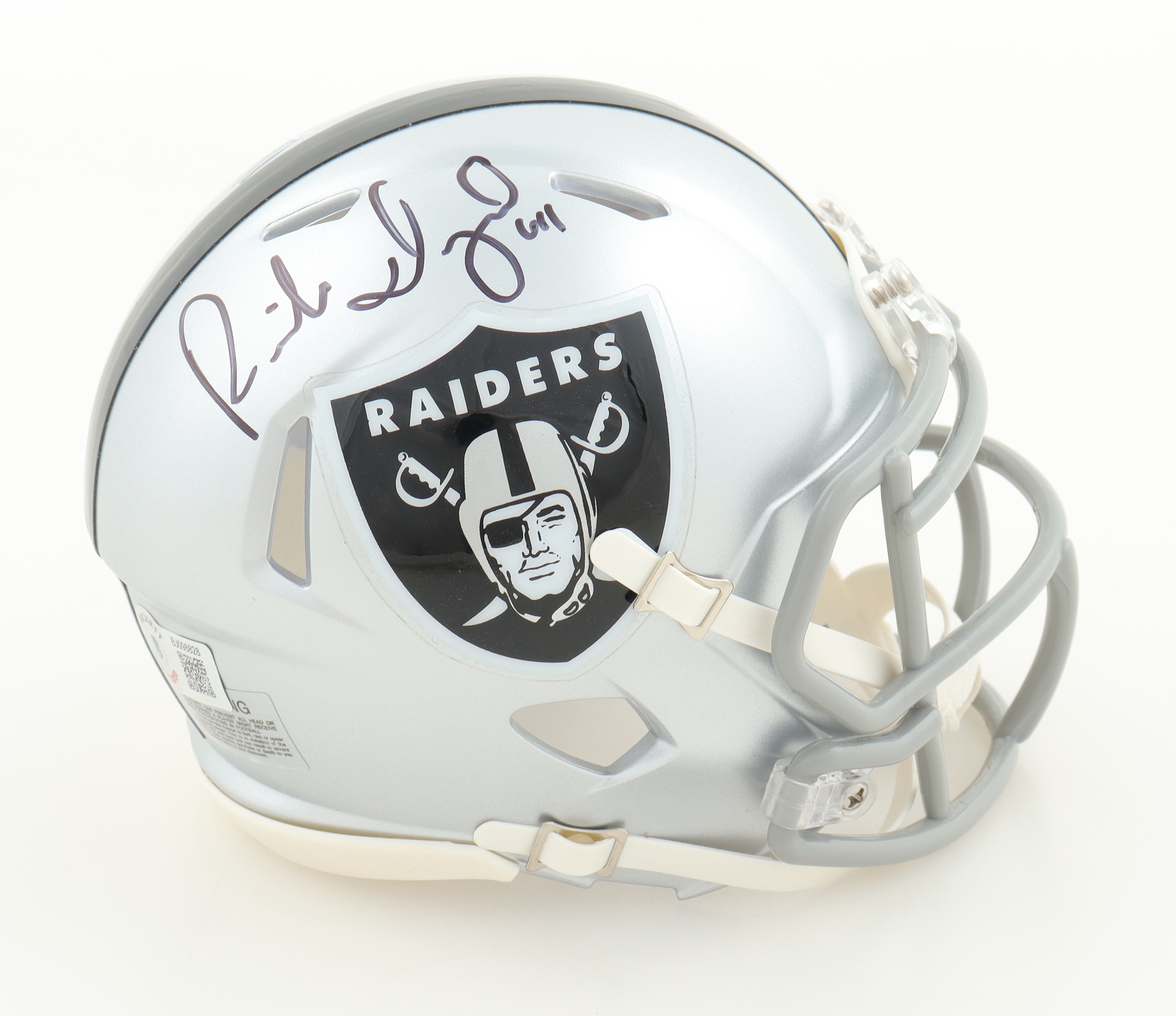 Richie Incognito Signed Raiders Speed Mini Helmet (Beckett) at PristineAuction.com Richie Incognito Signed Raiders Speed Mini Helmet (Beckett) at PristineAuction.com