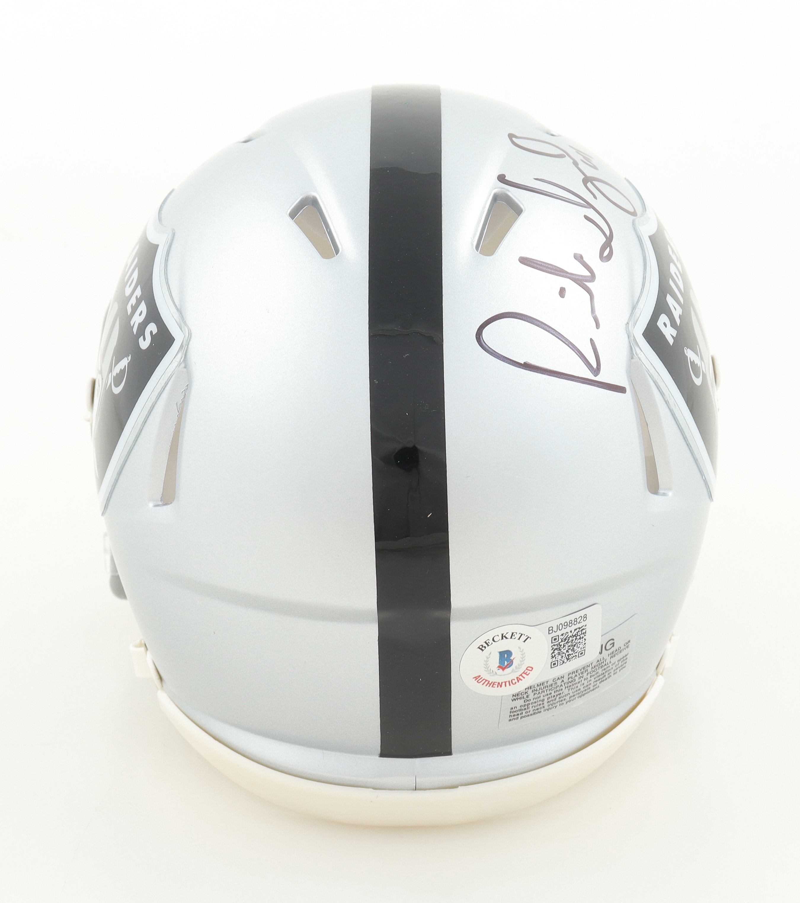 Richie Incognito Signed Raiders Speed Mini Helmet (Beckett) at PristineAuction.com Richie Incognito Signed Raiders Speed Mini Helmet (Beckett) at PristineAuction.com