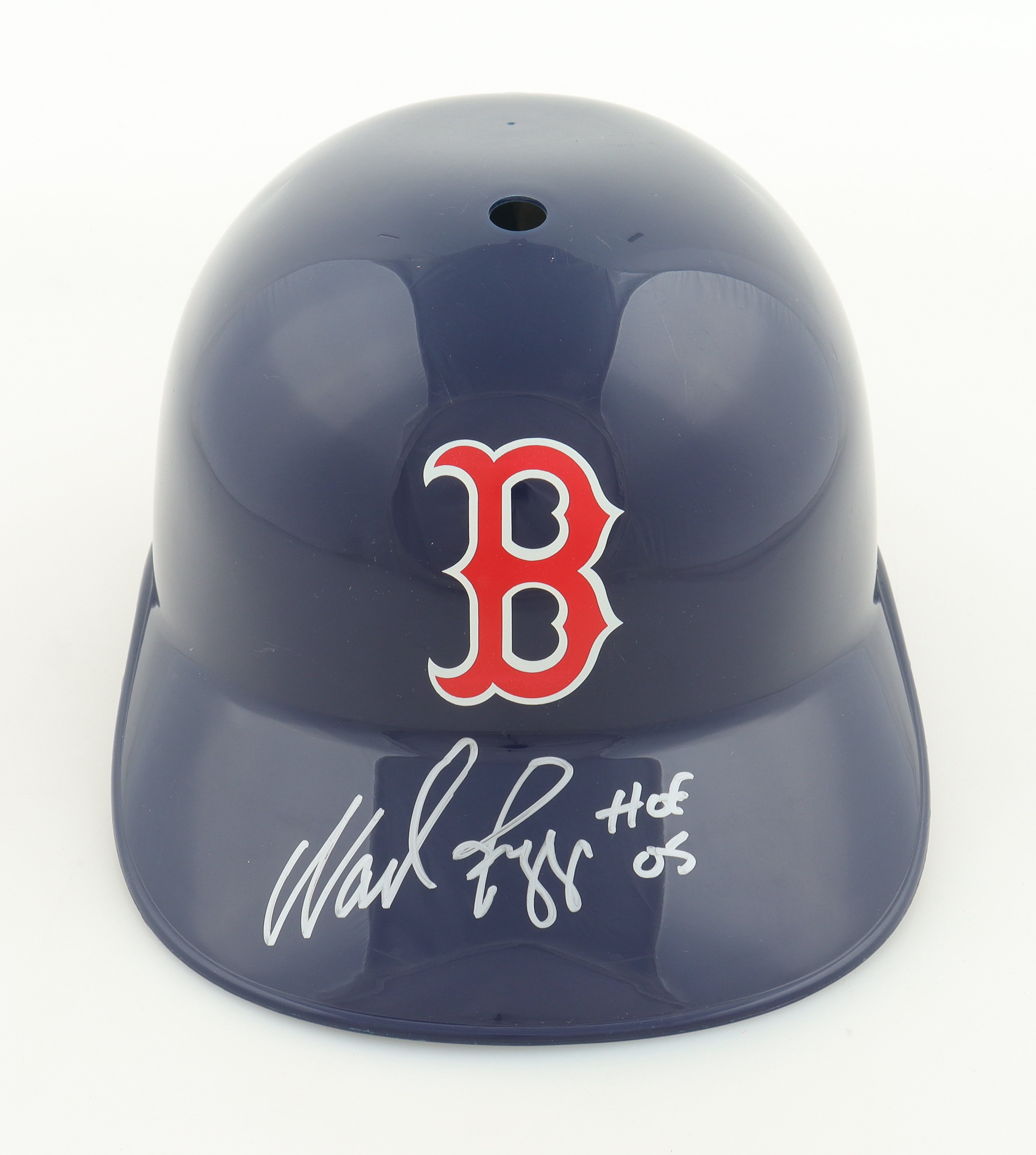 Wade Boggs Signed Red Sox Full-Size Batting Helmet Inscribed "HOF 05" (Schwartz) at PristineAuction.com Wade Boggs Signed Red Sox Full-Size Batting Helmet Inscribed "HOF 05" (Schwartz) at PristineAuction.com