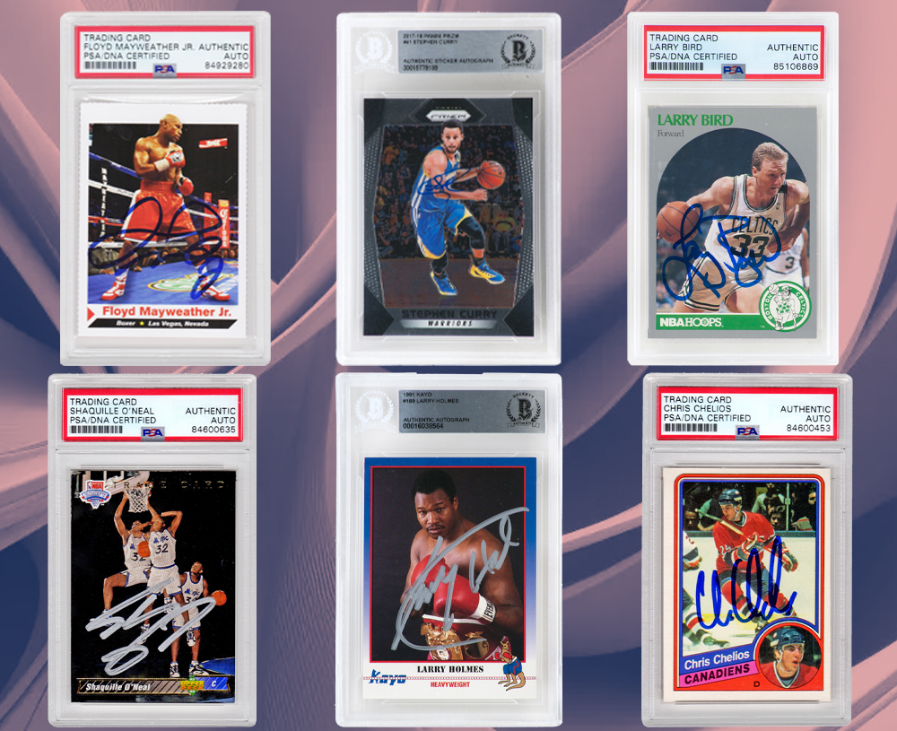 DAILY DOUBLE Autographed Sports Card Mystery Box (2 CARDS PER BOX!!) - Series 5 (Limited to 150) By Schwartz Sports at PristineAuction.com DAILY DOUBLE Autographed Sports Card Mystery Box (2 CARDS PER BOX!!) - Series 5 (Limited to 150) By Schwartz Sports at PristineAuction.com