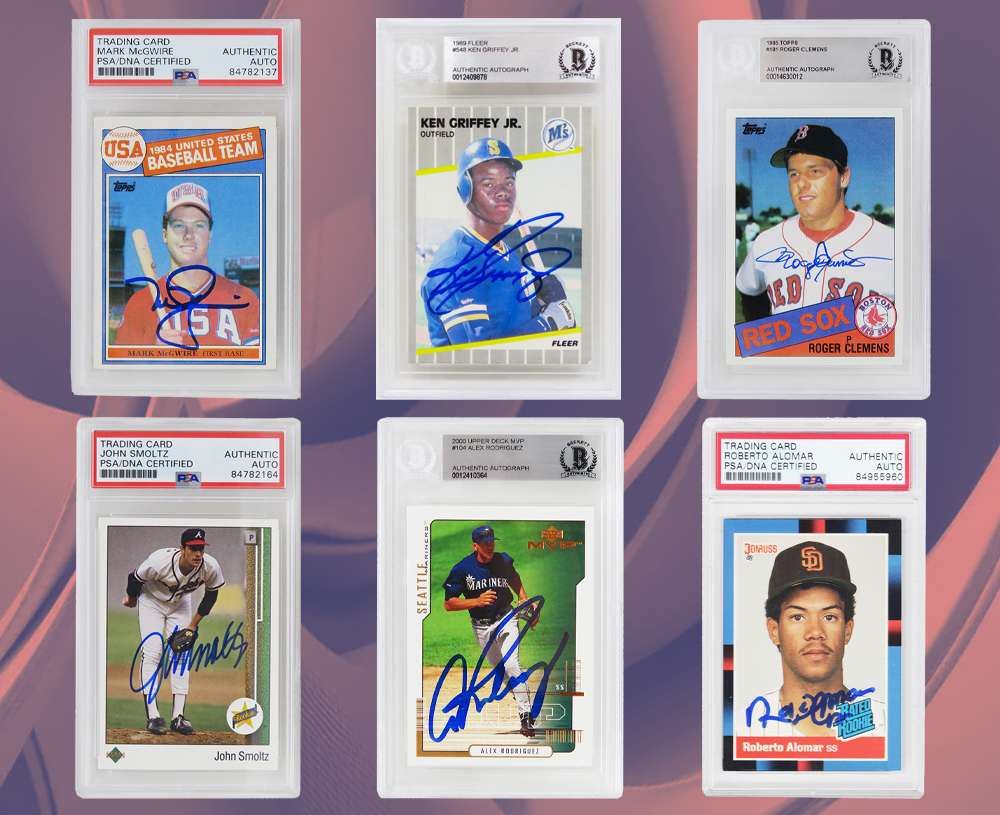 DAILY DOUBLE Autographed Sports Card Mystery Box (2 CARDS PER BOX!!) - Series 5 (Limited to 150) By Schwartz Sports at PristineAuction.com DAILY DOUBLE Autographed Sports Card Mystery Box (2 CARDS PER BOX!!) - Series 5 (Limited to 150) By Schwartz Sports at PristineAuction.com