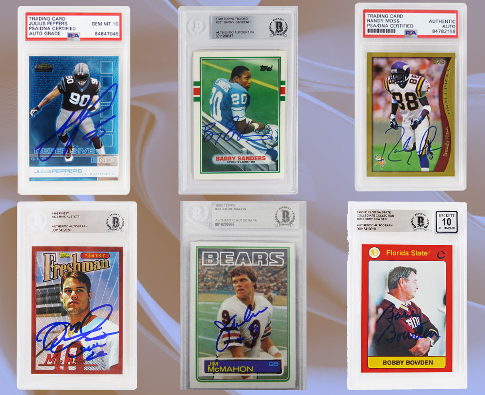 DAILY DOUBLE Autographed Sports Card Mystery Box (2 CARDS PER BOX!!) - Series 5 (Limited to 150) By Schwartz Sports at PristineAuction.com DAILY DOUBLE Autographed Sports Card Mystery Box (2 CARDS PER BOX!!) - Series 5 (Limited to 150) By Schwartz Sports at PristineAuction.com
