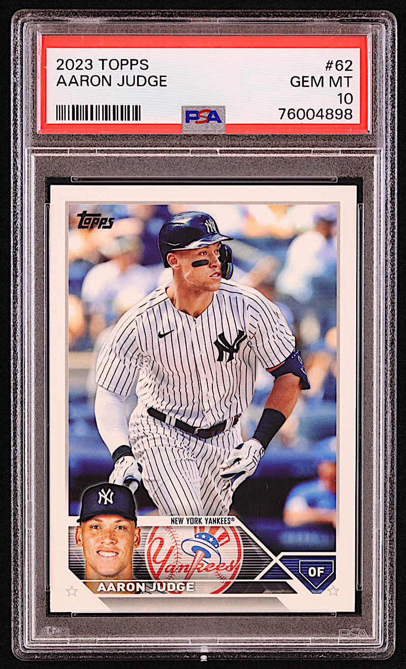 Aaron Judge 2023 Topps #62 (PSA 10) at PristineAuction.com Aaron Judge 2023 Topps #62 (PSA 10) at PristineAuction.com