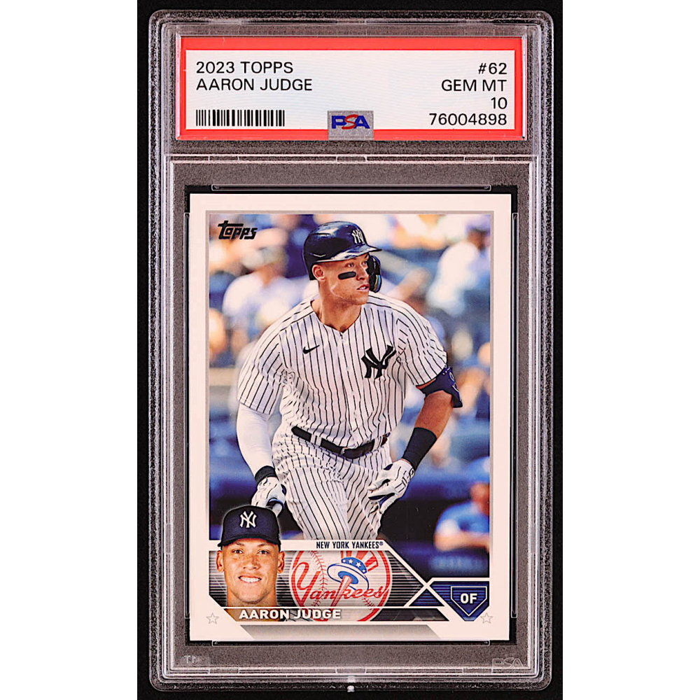 Aaron Judge 2023 Topps #62 (PSA 10) | Pristine Auction
