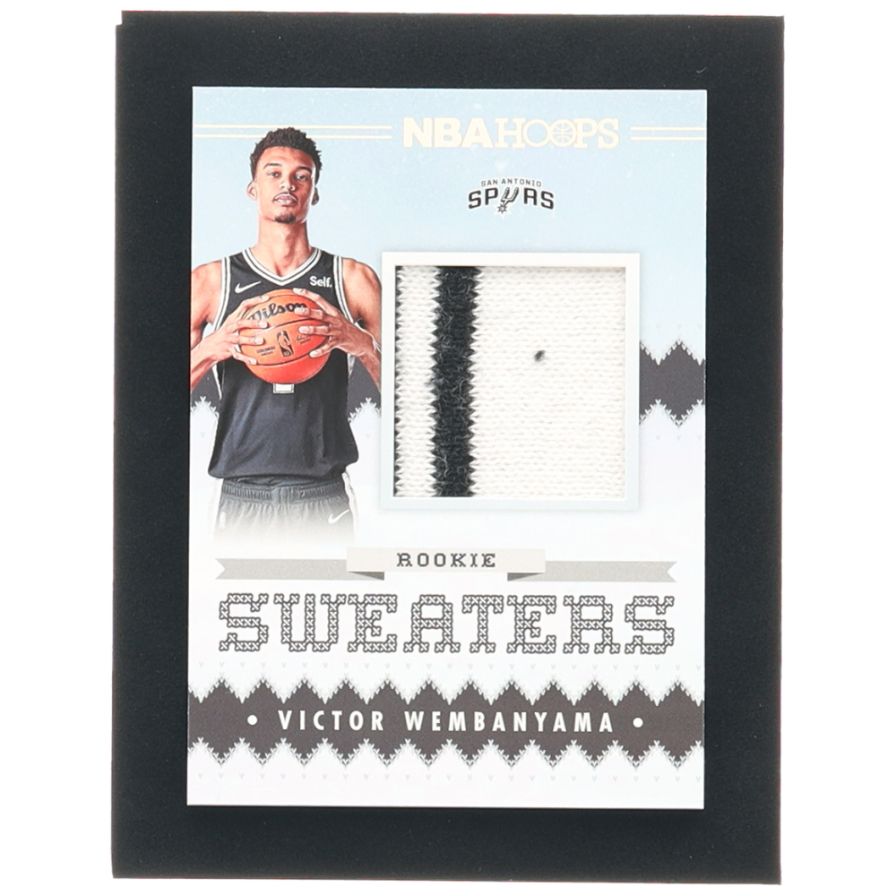Victor Wembanyama 2023-24 Hoops Rookie Sweaters #33 RC | Pristine 