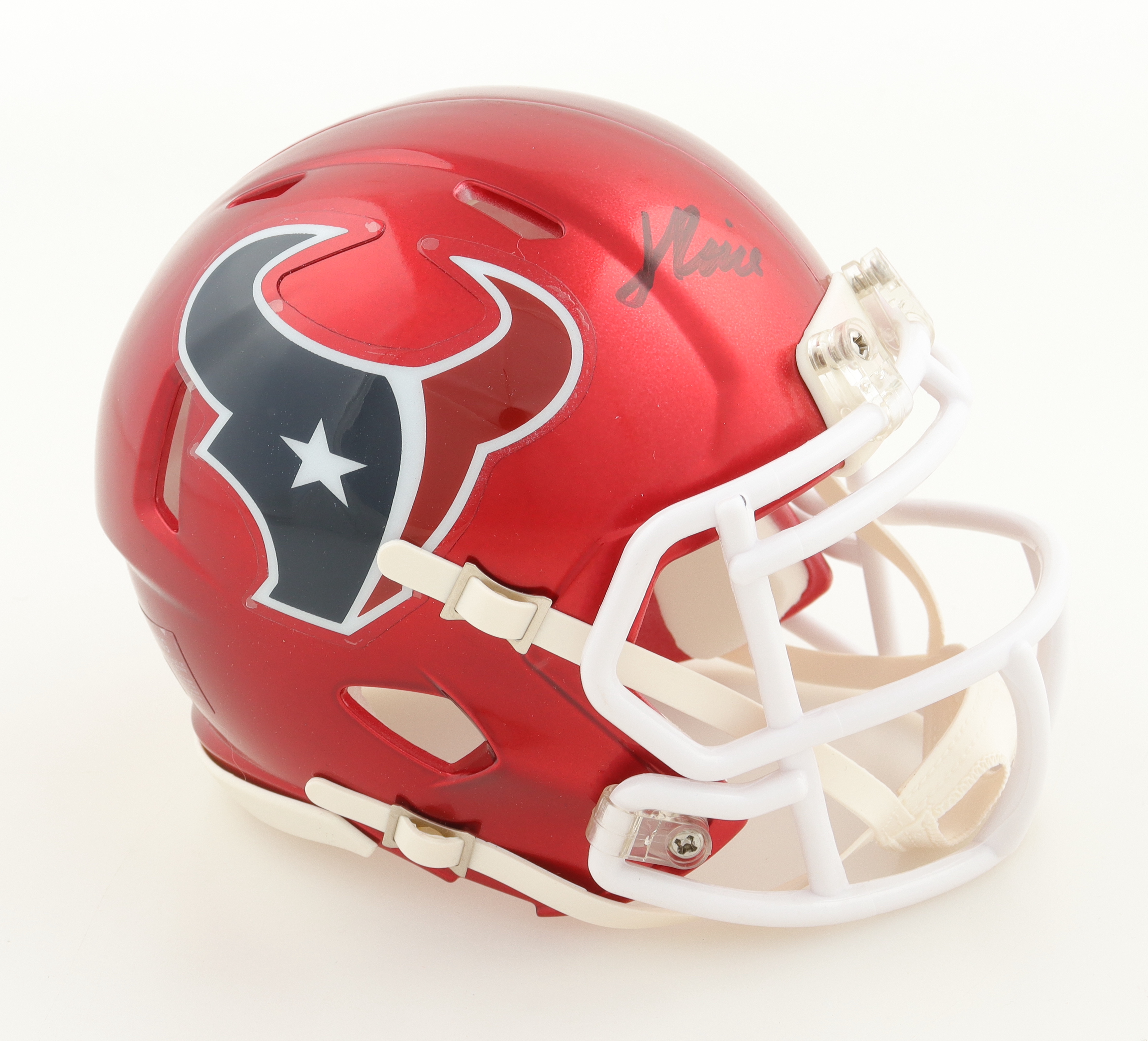 Jalen Pitre Signed Texans Flash Alternate Speed Mini Helmet (JSA & PIA) at PristineAuction.com Jalen Pitre Signed Texans Flash Alternate Speed Mini Helmet (JSA & PIA) at PristineAuction.com