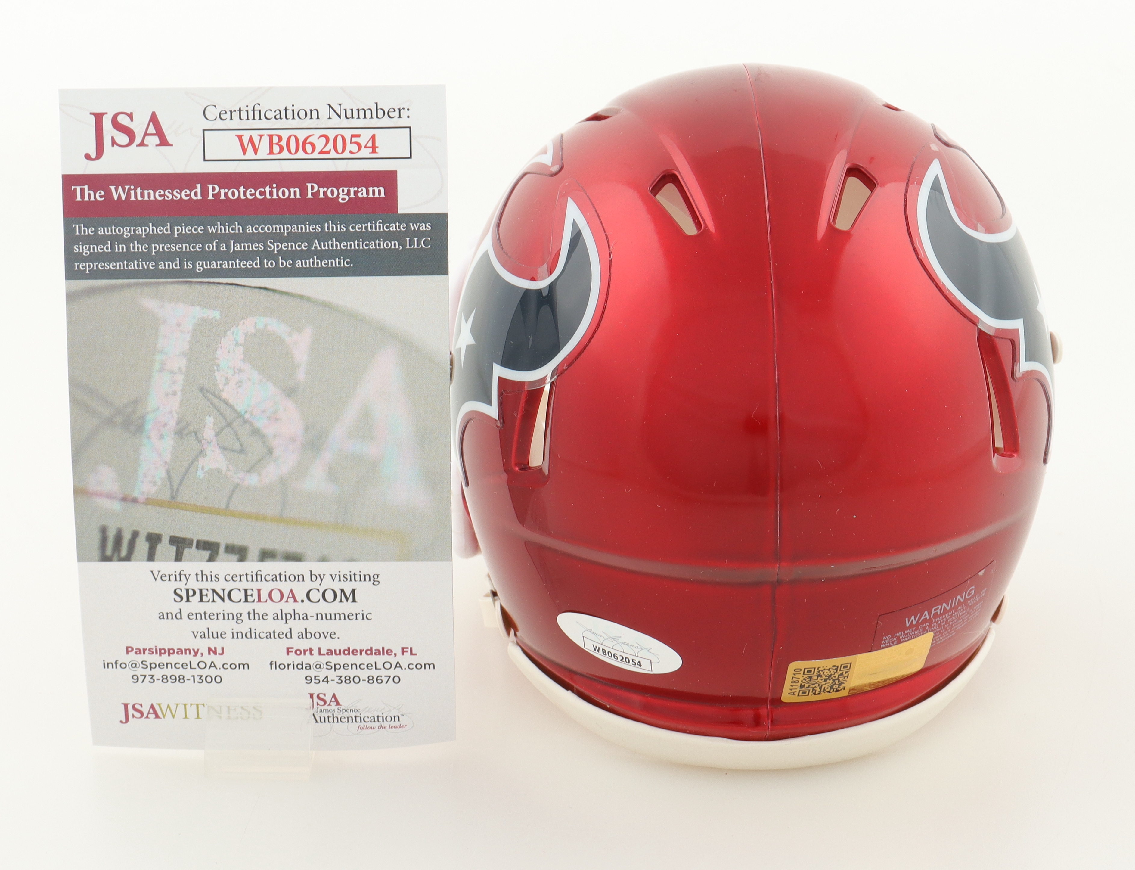 Jalen Pitre Signed Texans Flash Alternate Speed Mini Helmet (JSA & PIA) at PristineAuction.com Jalen Pitre Signed Texans Flash Alternate Speed Mini Helmet (JSA & PIA) at PristineAuction.com