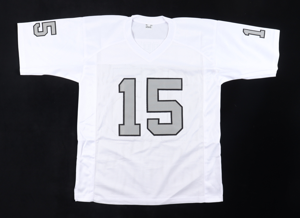 Tom Flores Signed Jersey (Beckett) at PristineAuction.com Tom Flores Signed Jersey (Beckett) at PristineAuction.com