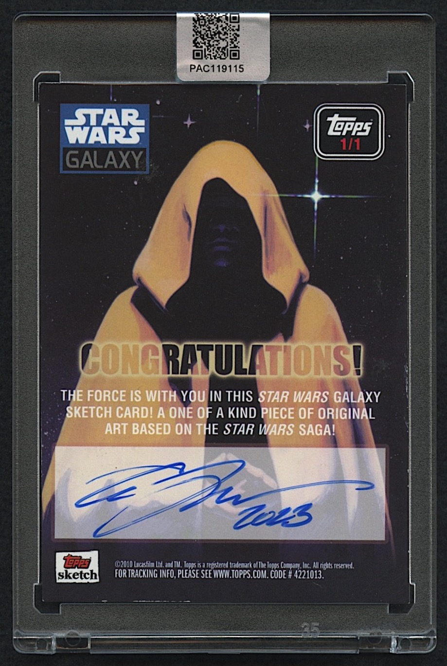 General Grievous | 2010 Topps Star Wars Galaxy 6 Original Art Sketch Card by Tom Hodges | Artist Proof Card (1/1 Original Art) at PristineAuction.com General Grievous | 2010 Topps Star Wars Galaxy 6 Original Art Sketch Card by Tom Hodges | Artist Proof Card (1/1 Original Art) at PristineAuction.com