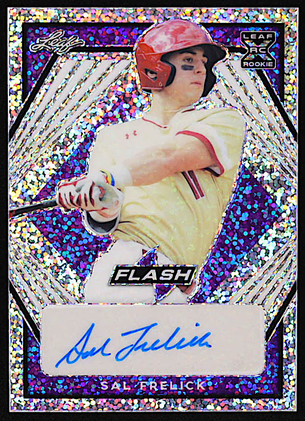 Sal Frelick 2021 Leaf Flash Purple #BASF1 RC #39/75 at PristineAuction.com Sal Frelick 2021 Leaf Flash Purple #BASF1 RC #39/75 at PristineAuction.com