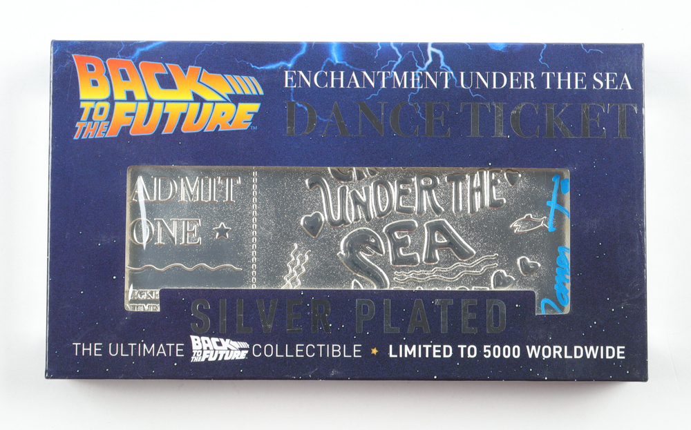 James Tolkan Signed "Back to the Future" LE Enchantment Under The Sea Silver Plated Ticket (JSA) at PristineAuction.com James Tolkan Signed "Back to the Future" LE Enchantment Under The Sea Silver Plated Ticket (JSA) at PristineAuction.com