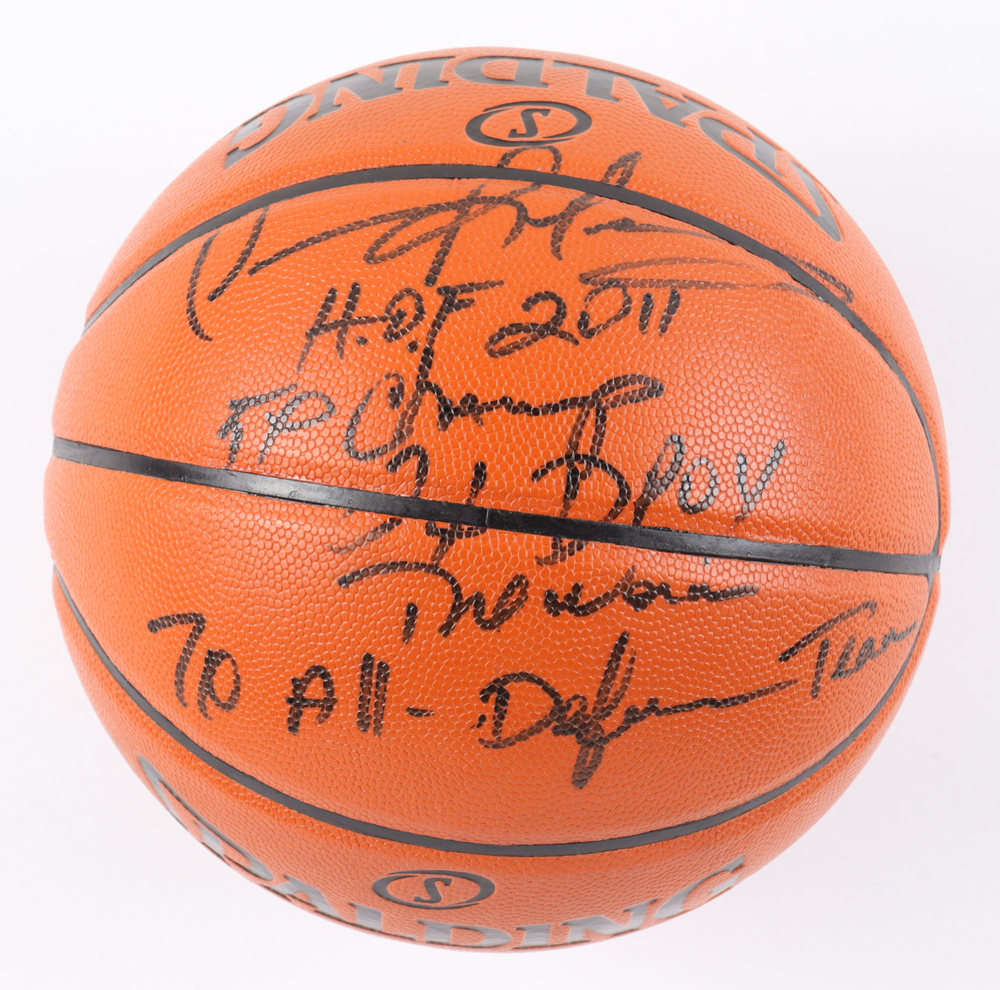 Dennis Rodman Signed NBA Basketball With Career Stat Inscriptions (Beckett) at PristineAuction.com Dennis Rodman Signed NBA Basketball With Career Stat Inscriptions (Beckett) at PristineAuction.com