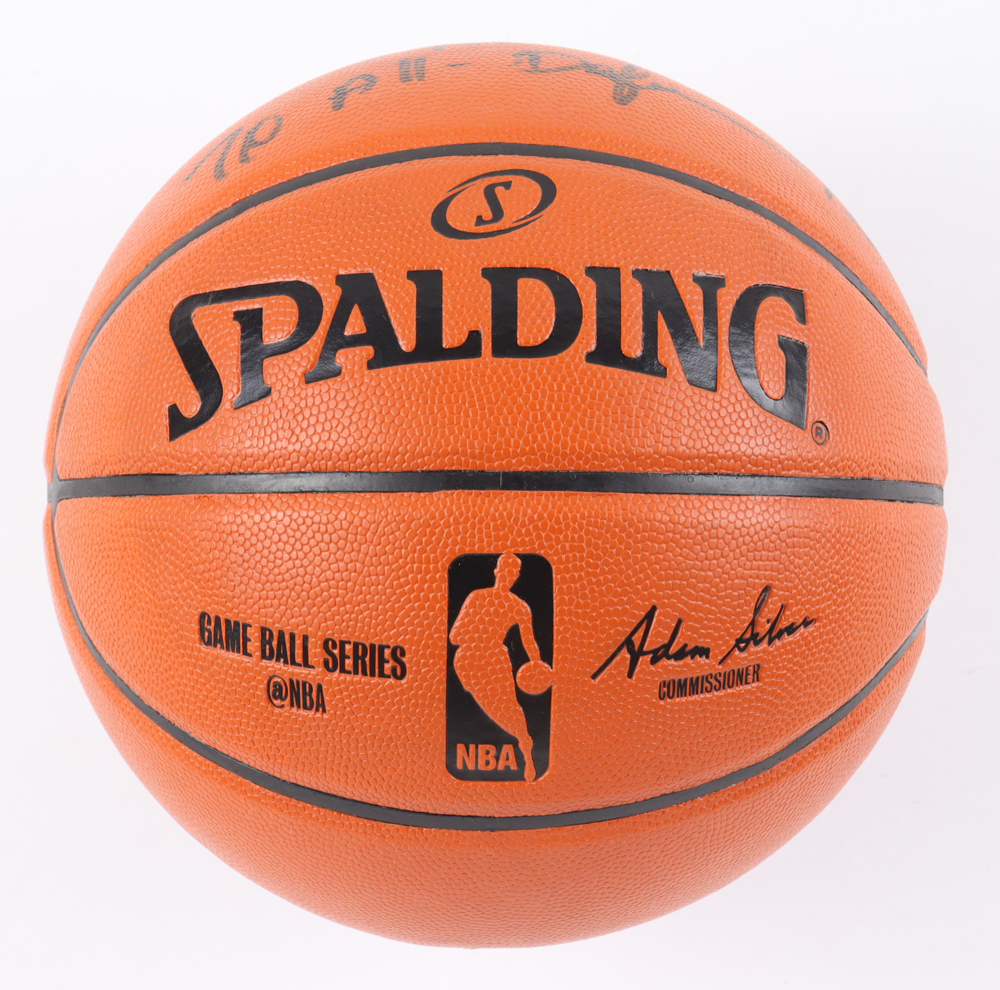 Dennis Rodman Signed NBA Basketball With Career Stat Inscriptions (Beckett) at PristineAuction.com Dennis Rodman Signed NBA Basketball With Career Stat Inscriptions (Beckett) at PristineAuction.com