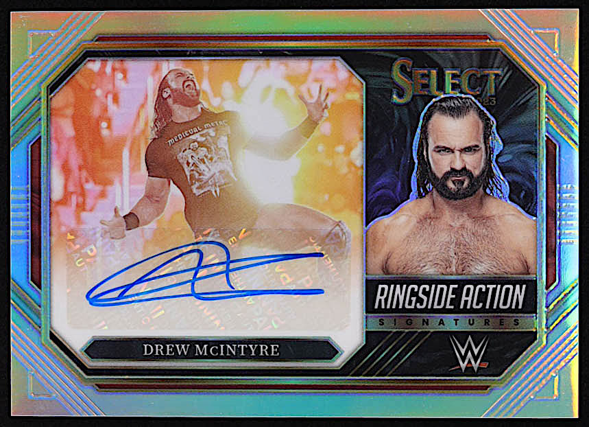 Drew McIntyre 2023 Select WWE Ringside Action Signatures #RADMI at PristineAuction.com Drew McIntyre 2023 Select WWE Ringside Action Signatures #RADMI at PristineAuction.com