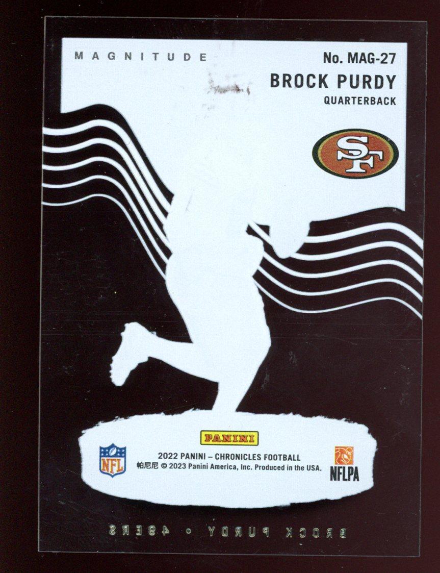 Brock Purdy 2022 Panini Chronicles Magnitude #27 at PristineAuction.com Brock Purdy 2022 Panini Chronicles Magnitude #27 at PristineAuction.com