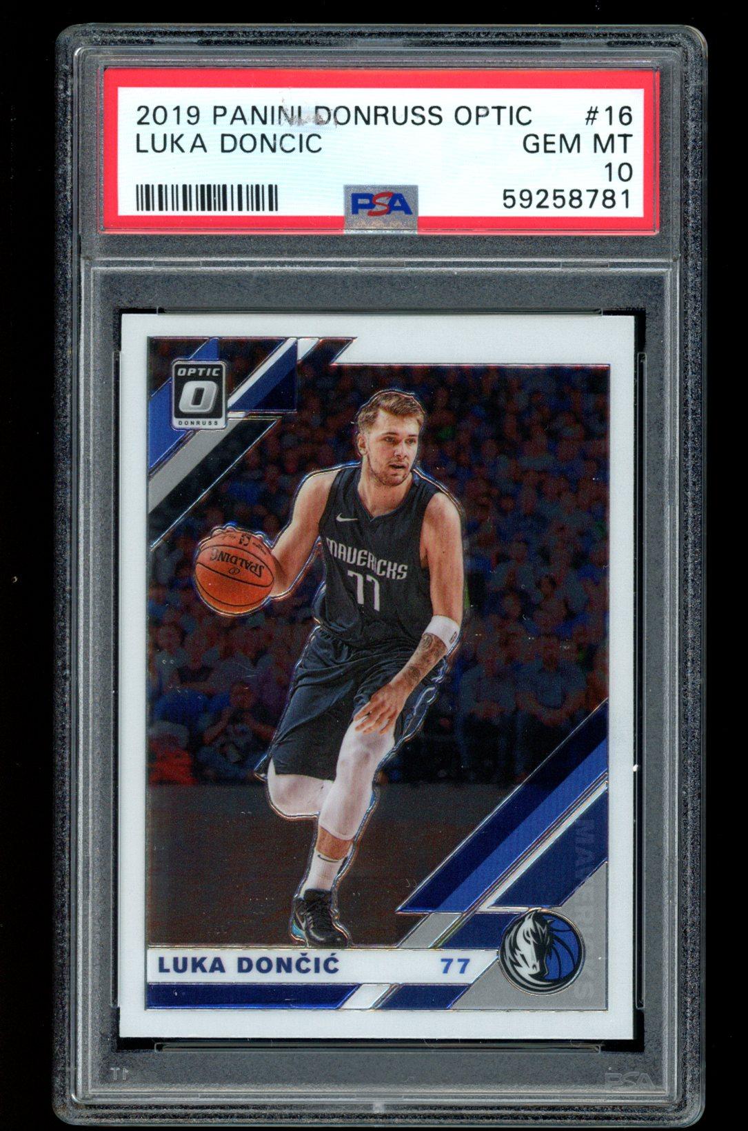 Luka Doncic 2019-20 Donruss Optic #16 (PSA 10) at PristineAuction.com Luka Doncic 2019-20 Donruss Optic #16 (PSA 10) at PristineAuction.com