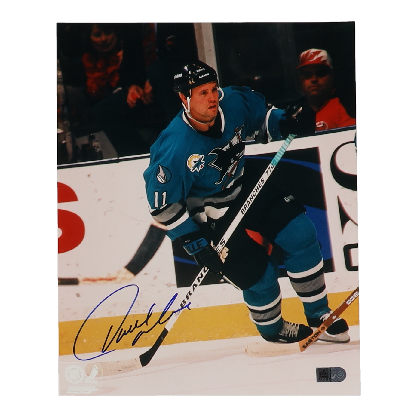 Owen Nolan Signed Sharks 8x10 Photo (AIV) at PristineAuction.com Owen Nolan Signed Sharks 8x10 Photo (AIV) at PristineAuction.com