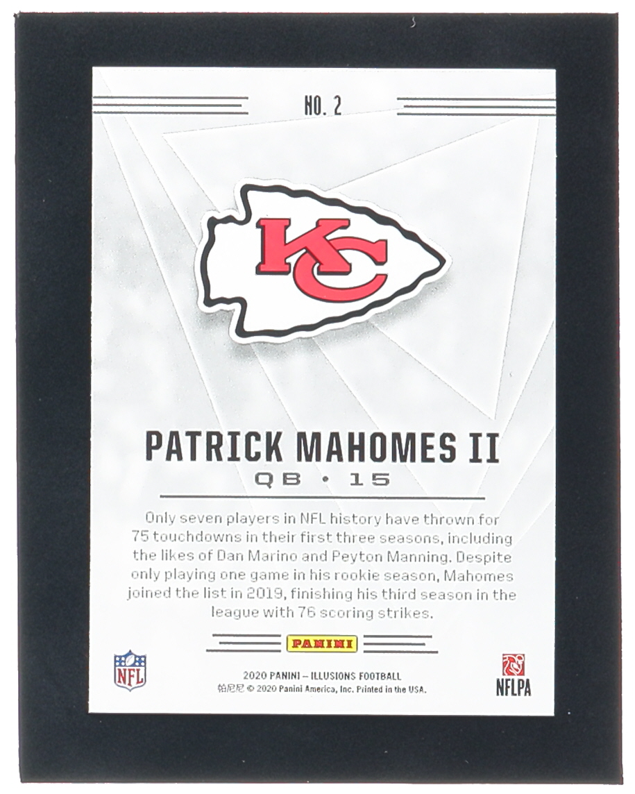 Patrick Mahomes II 2020 Panini Illusions #2 at PristineAuction.com Patrick Mahomes II 2020 Panini Illusions #2 at PristineAuction.com