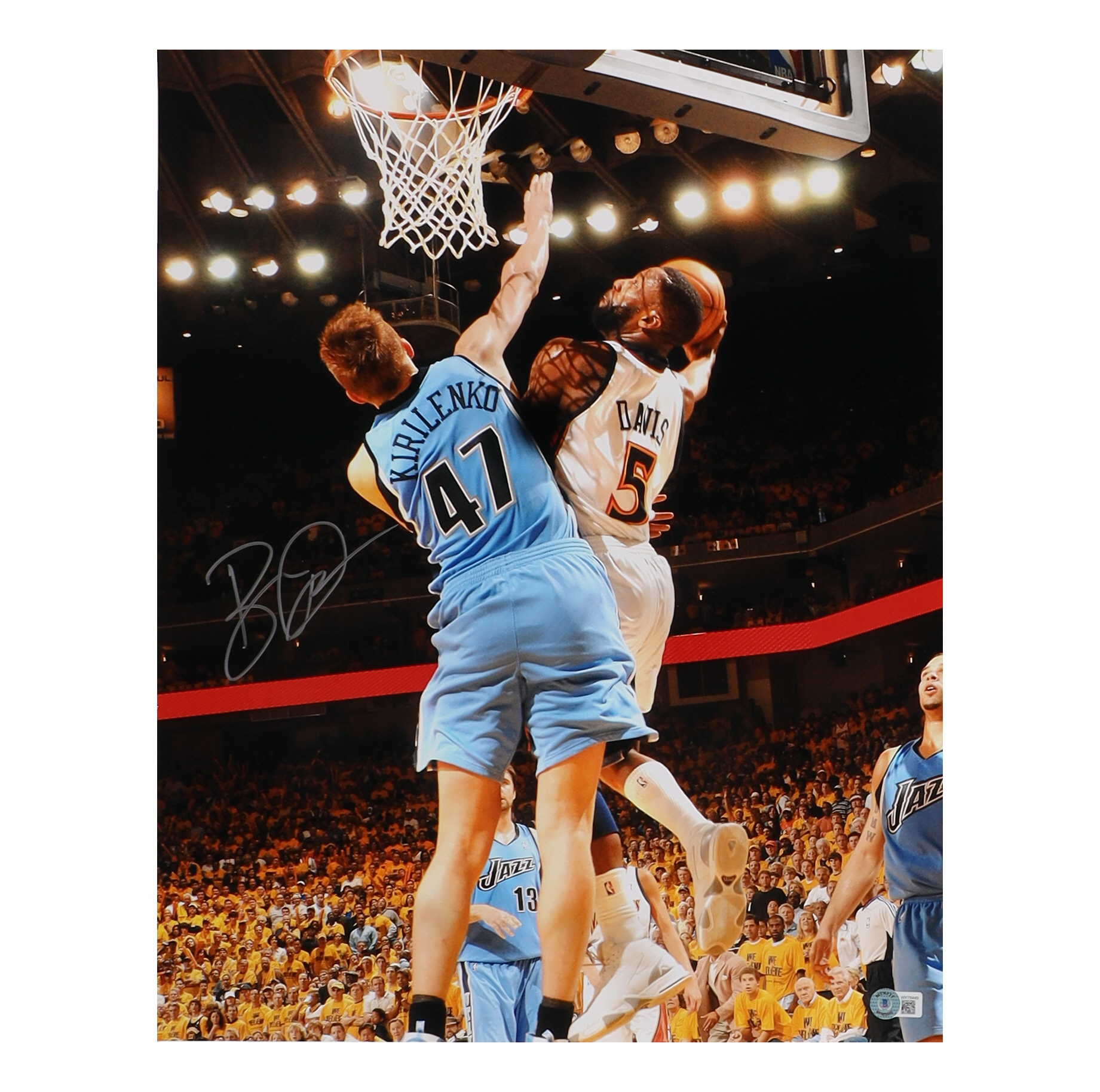 Baron Davis Signed Warriors 16x20 Photo (Beckett) at PristineAuction.com Baron Davis Signed Warriors 16x20 Photo (Beckett) at PristineAuction.com
