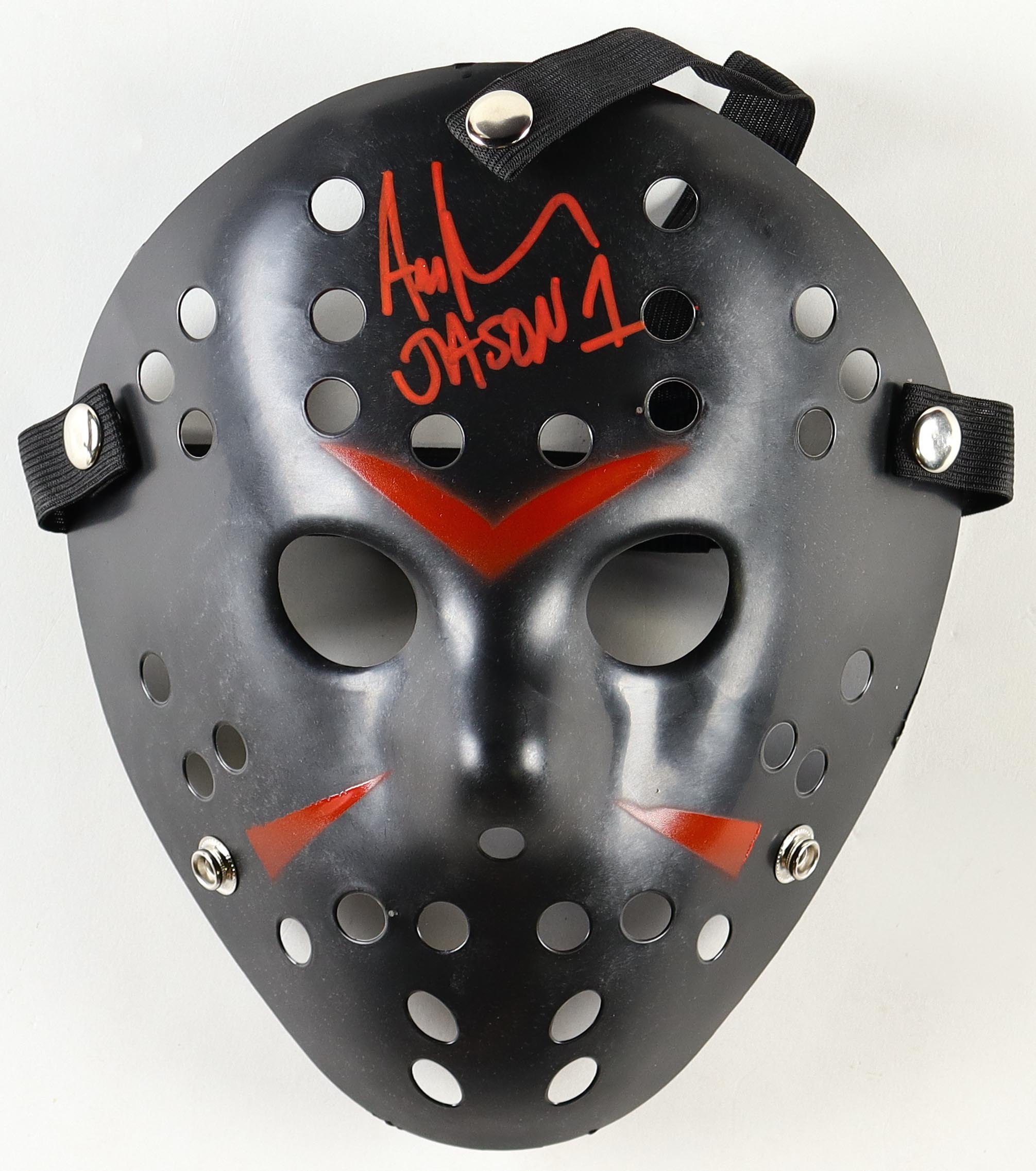 Ari Lehman Signed Jason "Friday the 13th" Mask Inscribed "Jason 1" (Steiner) at PristineAuction.com Ari Lehman Signed Jason "Friday the 13th" Mask Inscribed "Jason 1" (Steiner) at PristineAuction.com