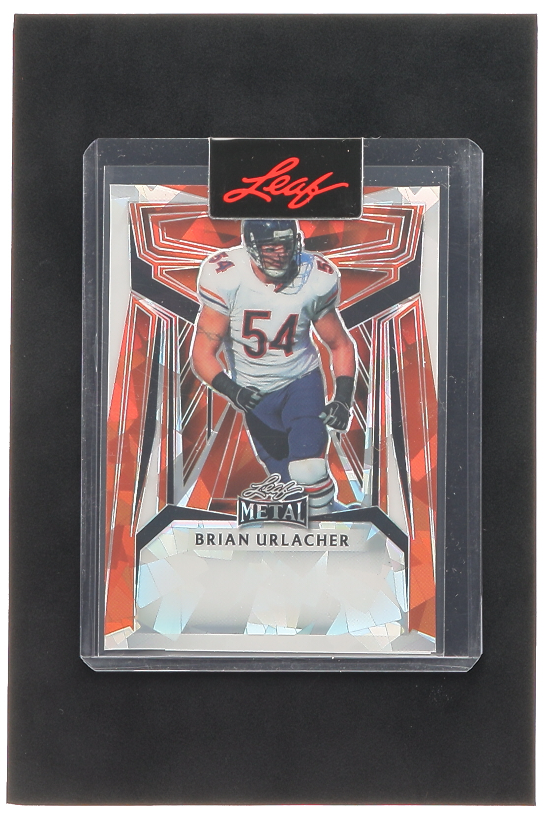 Brian Urlacher 2023 Leaf Metal Pre-Production Proof Crystal Red #1/1 at PristineAuction.com Brian Urlacher 2023 Leaf Metal Pre-Production Proof Crystal Red #1/1 at PristineAuction.com