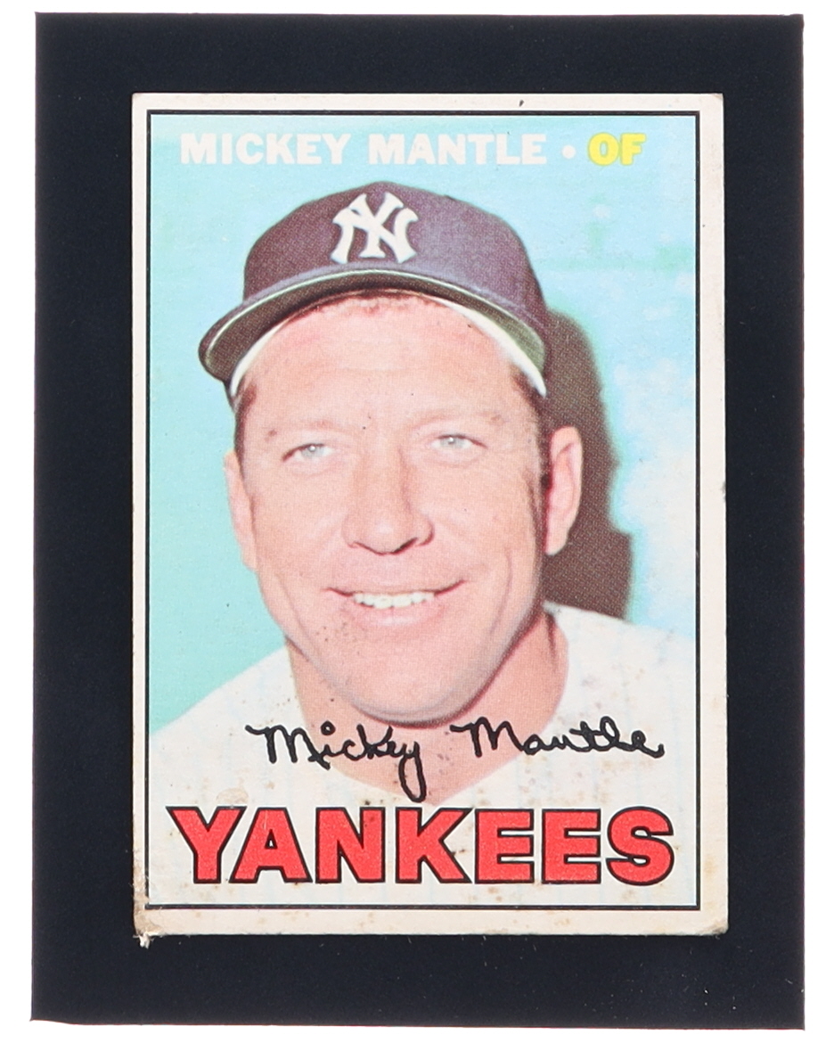 Mickey Mantle 1967 Topps #150 at PristineAuction.com Mickey Mantle 1967 Topps #150 at PristineAuction.com