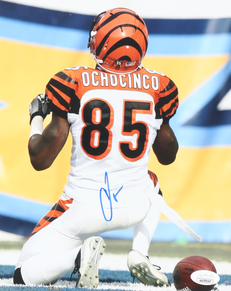 Chad "Ochocinco" Johnson Signed Bengals 8x10 Photo (JSA) at PristineAuction.com Chad "Ochocinco" Johnson Signed Bengals 8x10 Photo (JSA) at PristineAuction.com