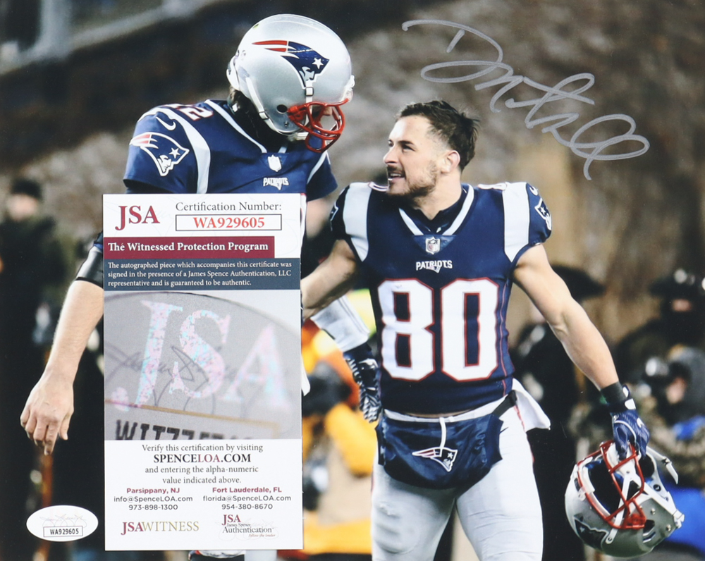 Danny Amendola Signed Patriots 8x10 Photo (JSA) at PristineAuction.com Danny Amendola Signed Patriots 8x10 Photo (JSA) at PristineAuction.com