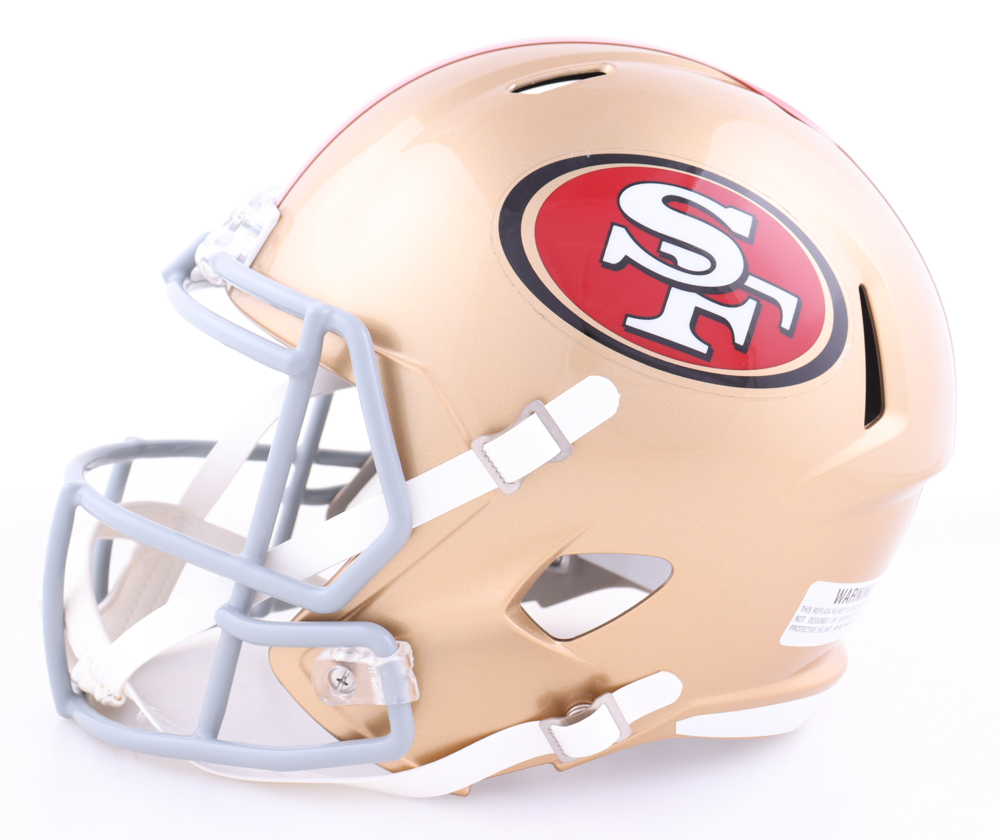 Fred Warner & Dre Greenlaw Signed 49ers Full-Size Speed Helmet (Beckett) at PristineAuction.com Fred Warner & Dre Greenlaw Signed 49ers Full-Size Speed Helmet (Beckett) at PristineAuction.com