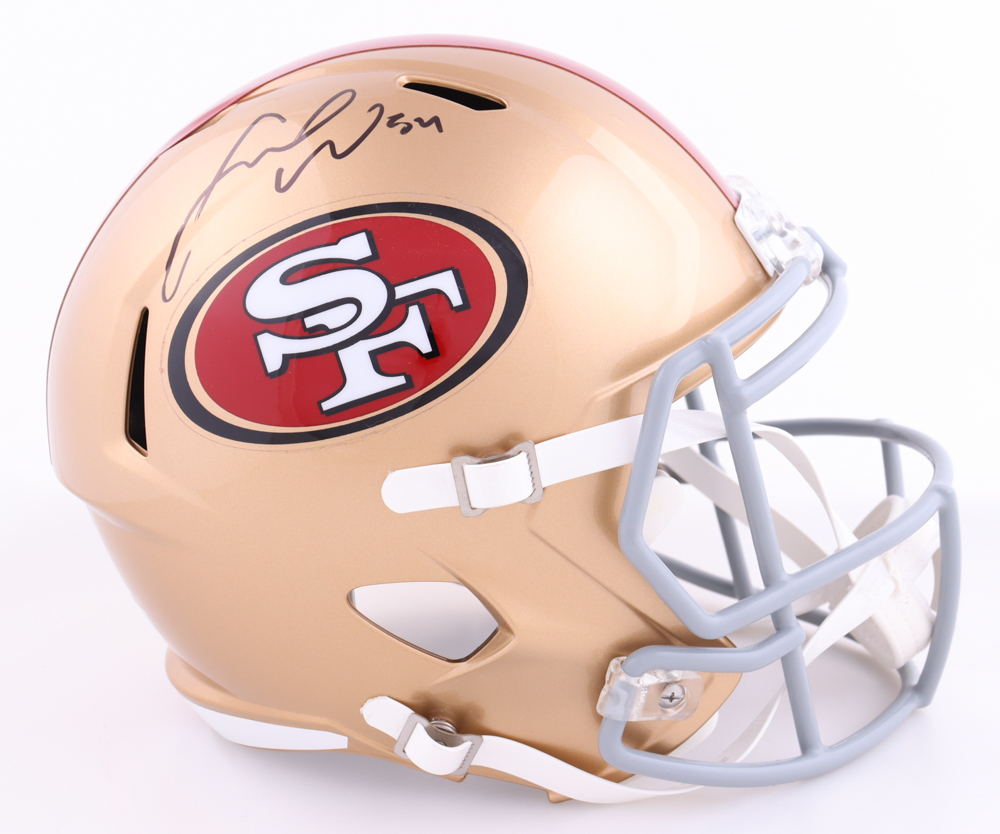 Fred Warner Signed 49ers Full-Size Speed Helmet (Beckett) at PristineAuction.com Fred Warner Signed 49ers Full-Size Speed Helmet (Beckett) at PristineAuction.com