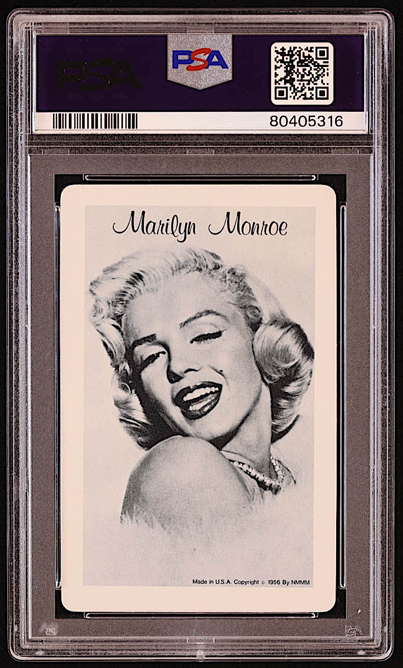1956 NMMM Marilyn Monroe King of Spades Playing Card (PSA 9) at PristineAuction.com 1956 NMMM Marilyn Monroe King of Spades Playing Card (PSA 9) at PristineAuction.com