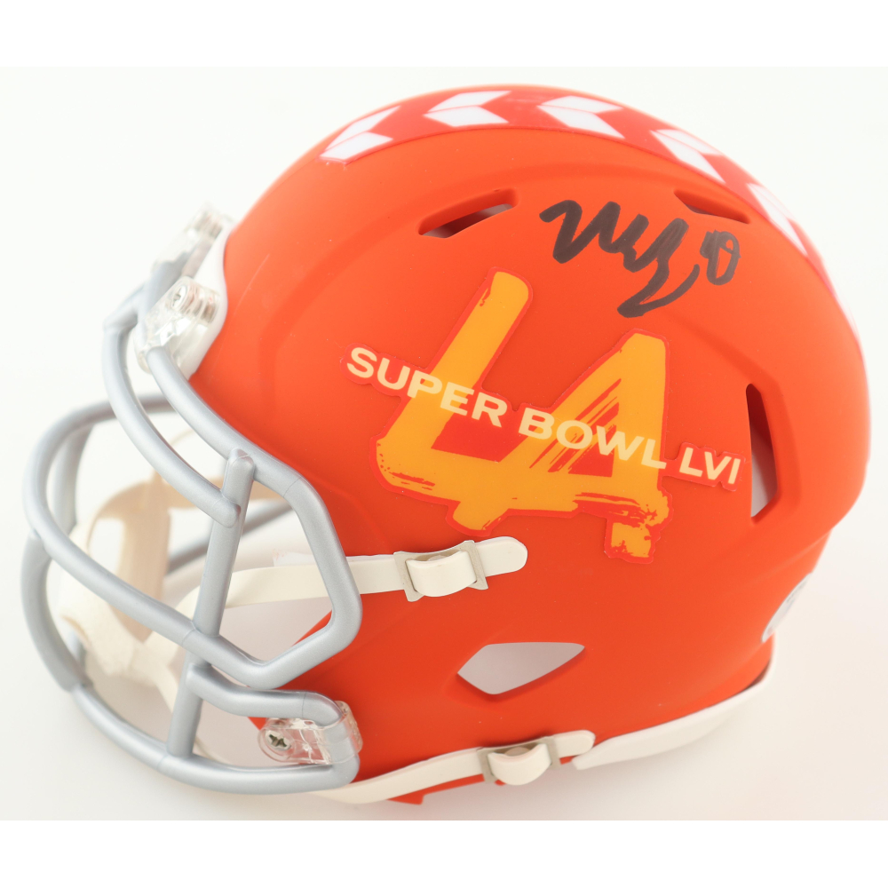 Nick Bosa Signed Super Bowl LVI Logo Speed Mini Helmet (Beckett) Pristine Auction