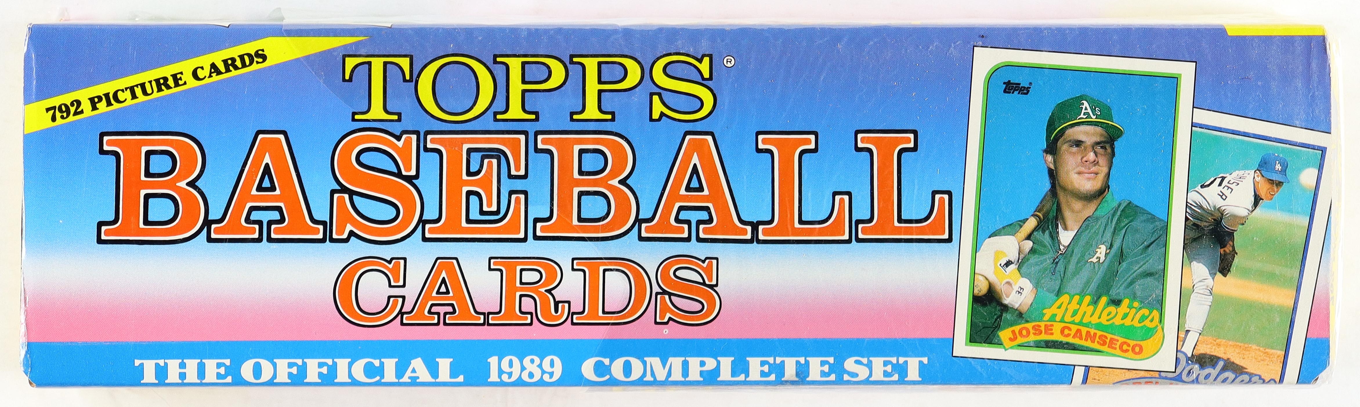 1989 Topps Baseball Complete Set of (792) Cards with Craig Biggio #49 RC, Randy Johnson #647 RC, Gary Sheffield #343 RC, John Smoltz #382 RC at PristineAuction.com 1989 Topps Baseball Complete Set of (792) Cards with Craig Biggio #49 RC, Randy Johnson #647 RC, Gary Sheffield #343 RC, John Smoltz #382 RC at PristineAuction.com