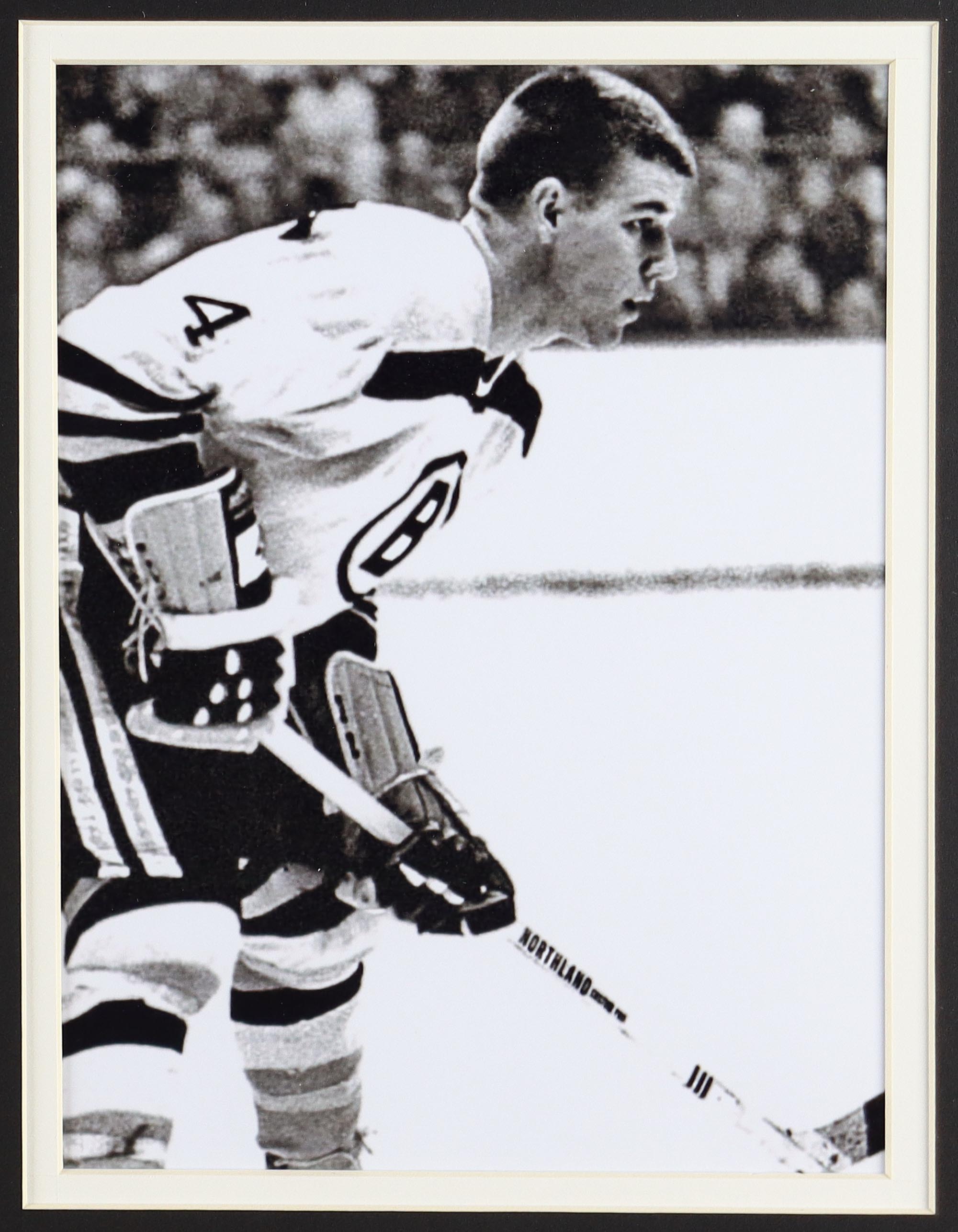 Bobby Orr Signed Custom Framed Cut Display With Player Retirement Pin & (2) Cloth Logo Patches (PSA) at PristineAuction.com Bobby Orr Signed Custom Framed Cut Display With Player Retirement Pin & (2) Cloth Logo Patches (PSA) at PristineAuction.com