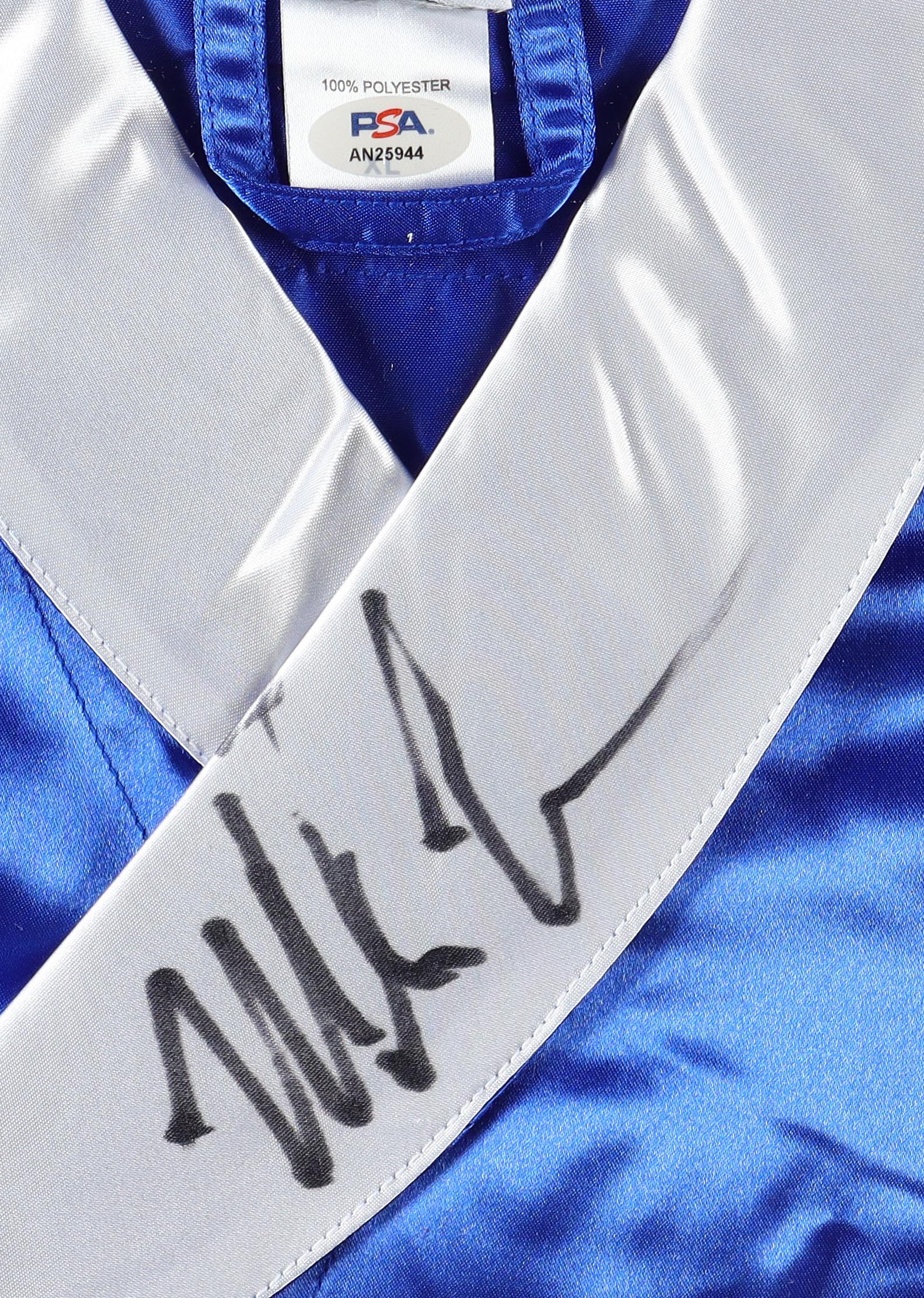 Mike Tyson Signed Custom Framed Everlast Professional Boxing Robe Display (PSA) at PristineAuction.com Mike Tyson Signed Custom Framed Everlast Professional Boxing Robe Display (PSA) at PristineAuction.com