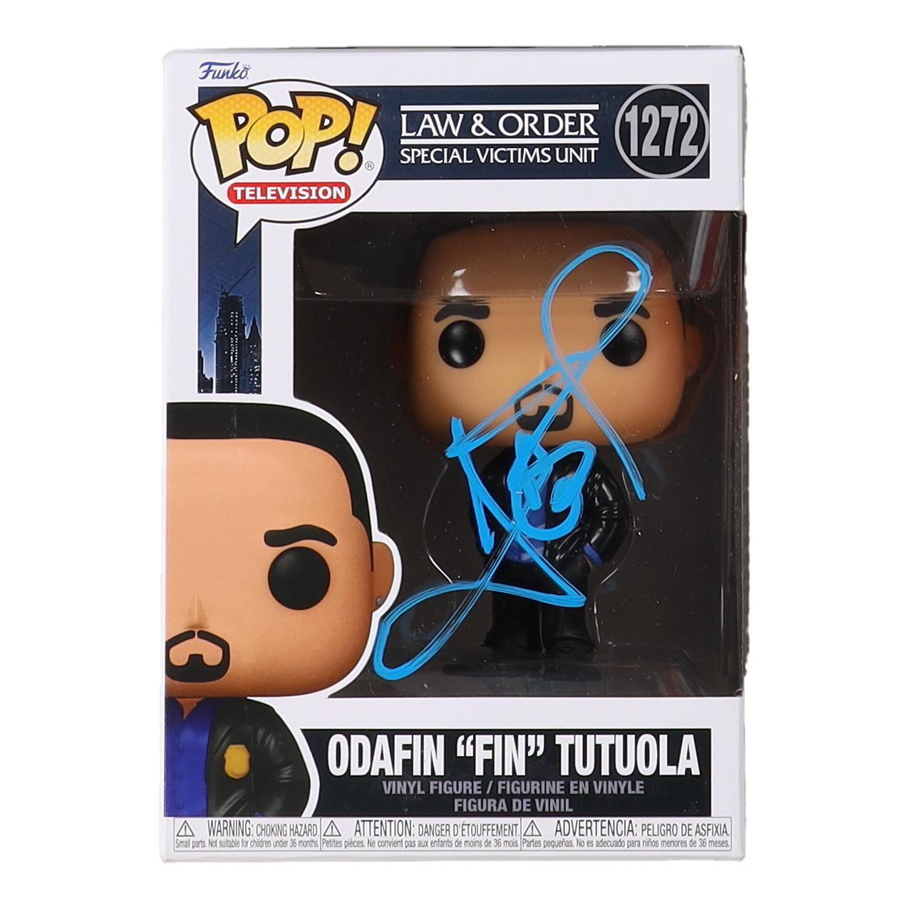Ice-T Signed "Law & Order: Special Victim Unit" #1272 Odafin "Fin" Tutuola Funko Pop! Vinyl Figure (Beckett) at PristineAuction.com Ice-T Signed "Law & Order: Special Victim Unit" #1272 Odafin "Fin" Tutuola Funko Pop! Vinyl Figure (Beckett) at PristineAuction.com