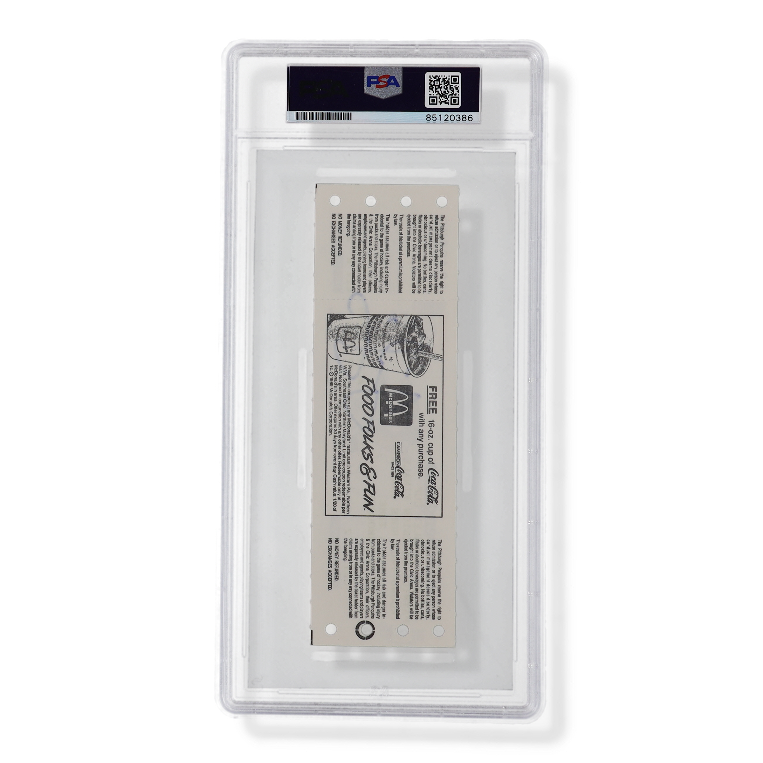 Jaromir Jagr Signed 1991 Rookie Year Stanley Cup Playoffs Ticket (PSA | Auto 10) at PristineAuction.com Jaromir Jagr Signed 1991 Rookie Year Stanley Cup Playoffs Ticket (PSA | Auto 10) at PristineAuction.com