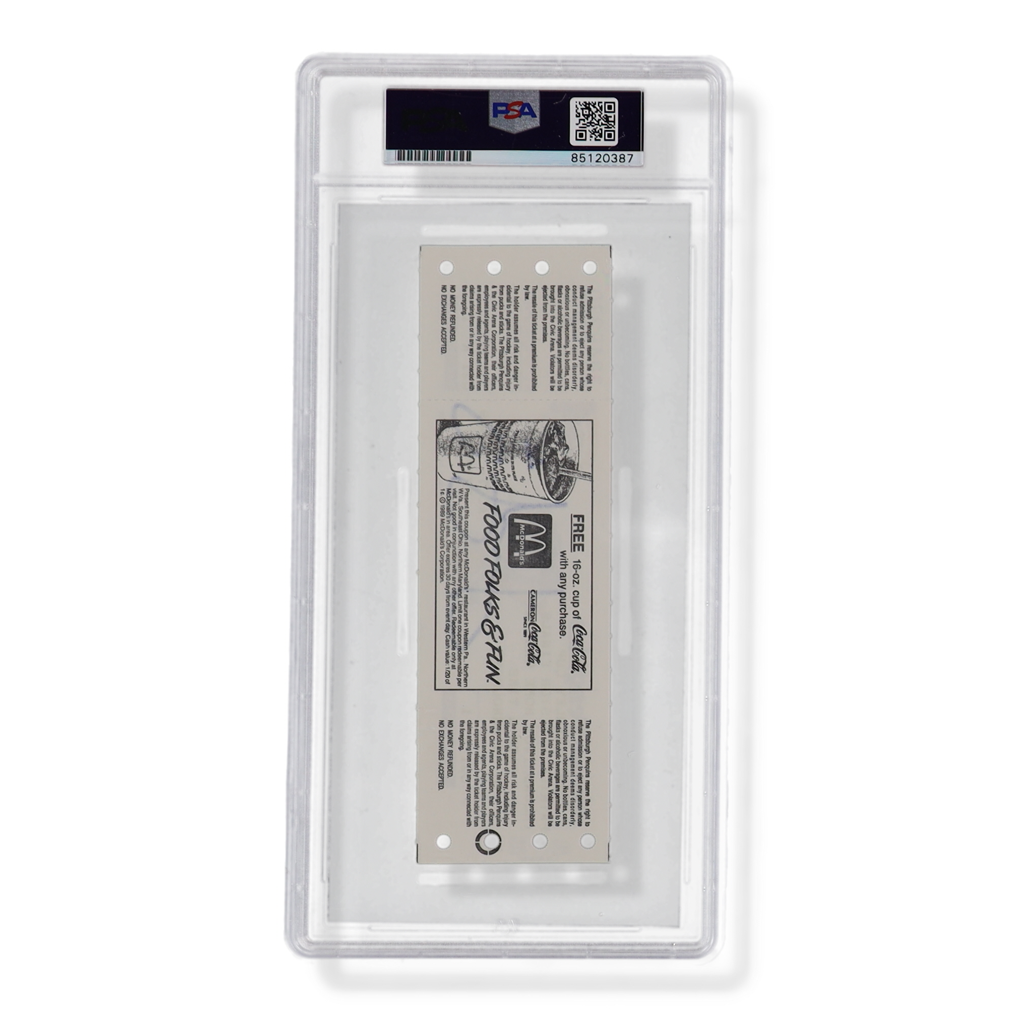 Jaromir Jagr Signed 1991 Rookie Year Stanley Cup Playoffs Ticket (PSA | Auto 10) at PristineAuction.com Jaromir Jagr Signed 1991 Rookie Year Stanley Cup Playoffs Ticket (PSA | Auto 10) at PristineAuction.com