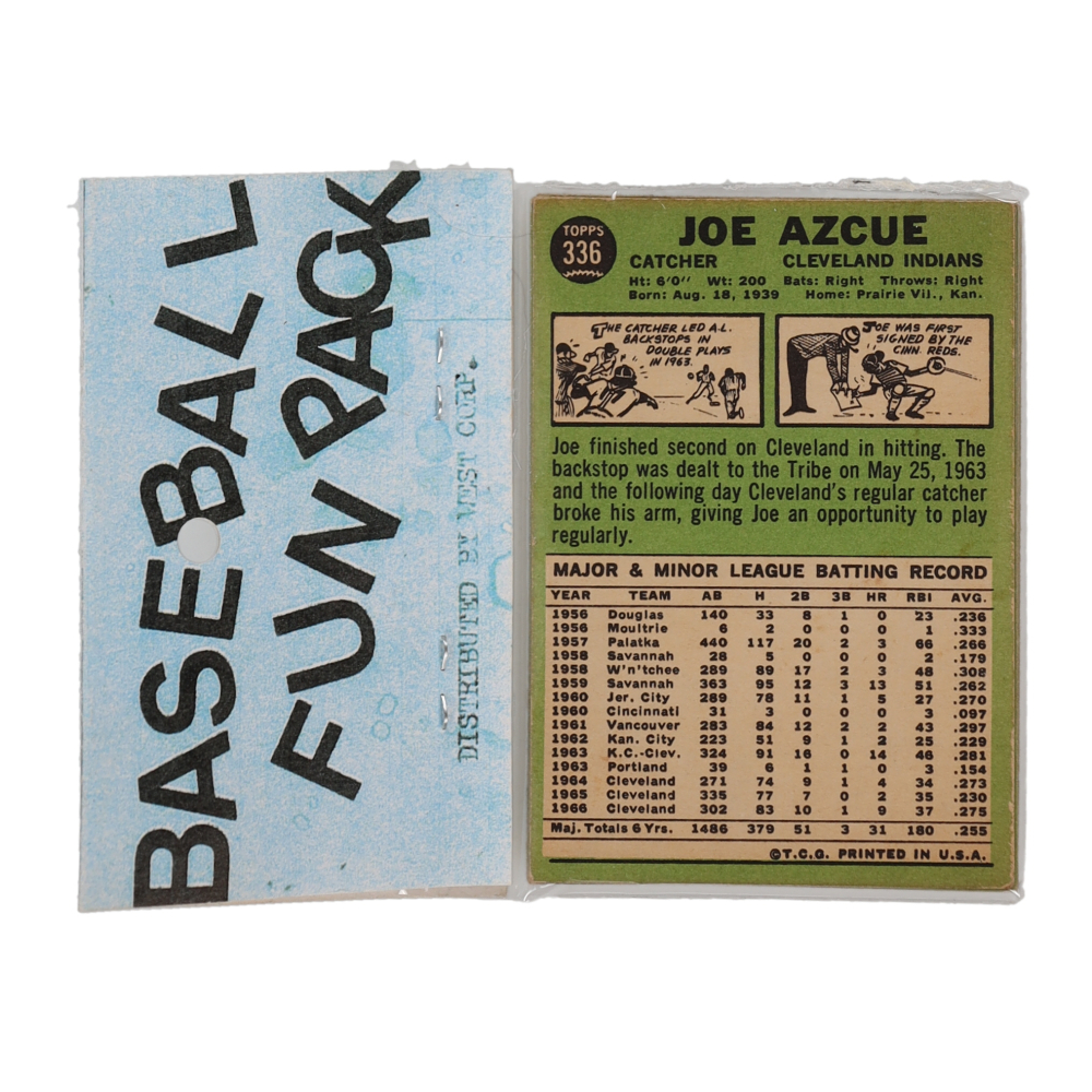 1967 Topps Baseball Fun Pack with (10) Cards Pristine Auction