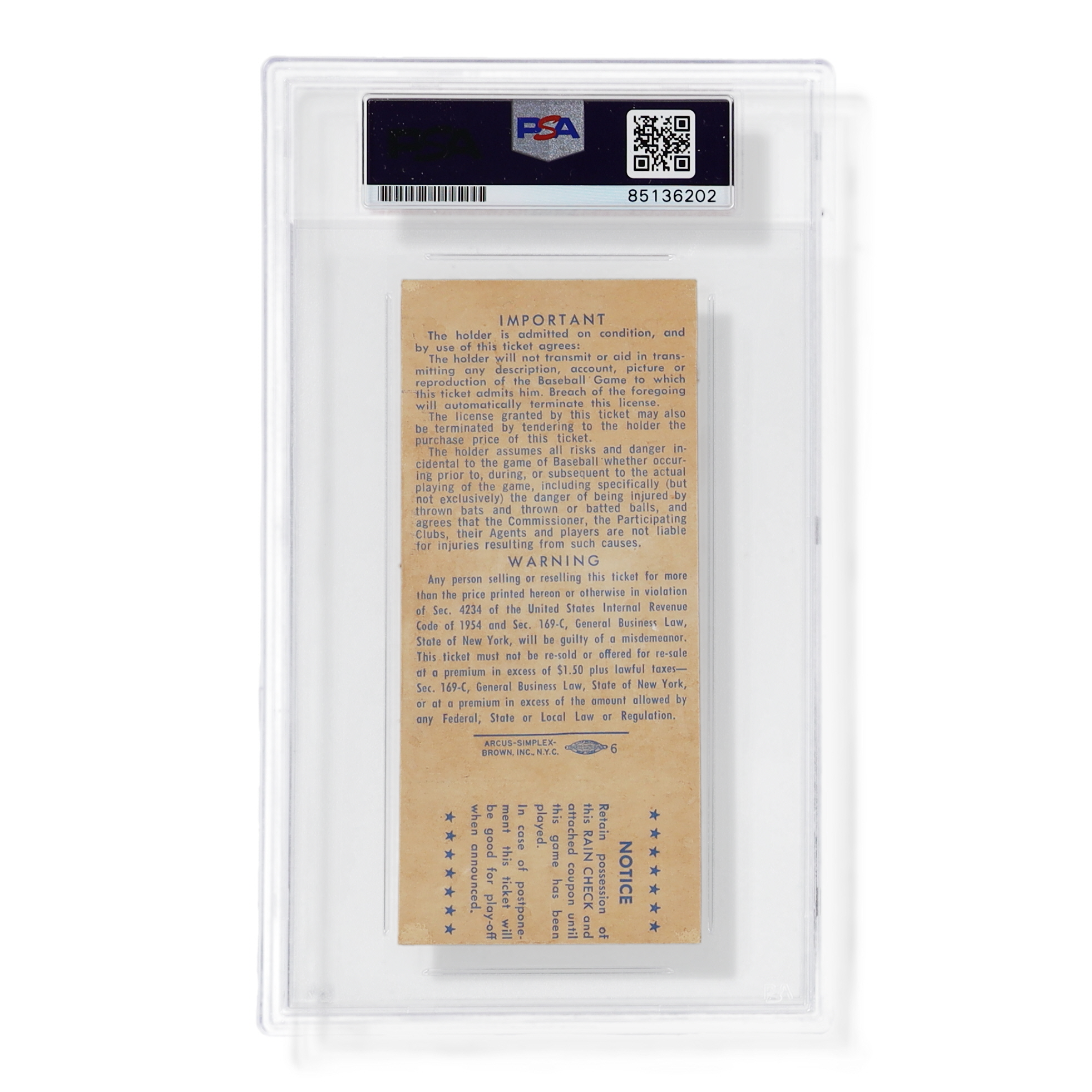 Nolan Ryan Signed 1964 Mets All-Star Game Ticket Inscribed "'69 Miracle Mets" (PSA | Auto 10) at PristineAuction.com Nolan Ryan Signed 1964 Mets All-Star Game Ticket Inscribed "'69 Miracle Mets" (PSA | Auto 10) at PristineAuction.com